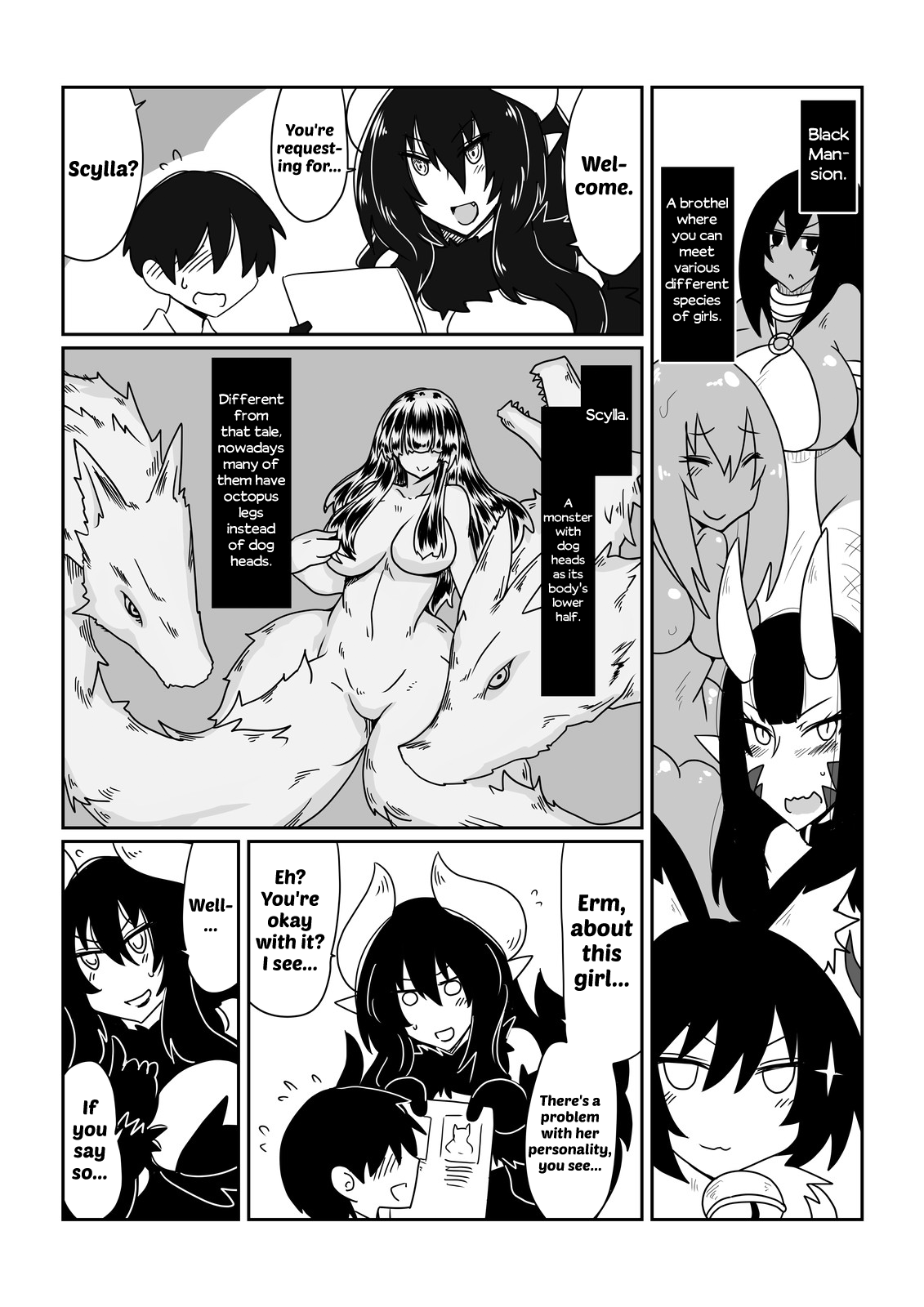 Ishuzoku to Dekiru Shoukan -Scylla-san Hen- | Interspecies Brothel ~Miss Scylla's Chapter~ page 2 full