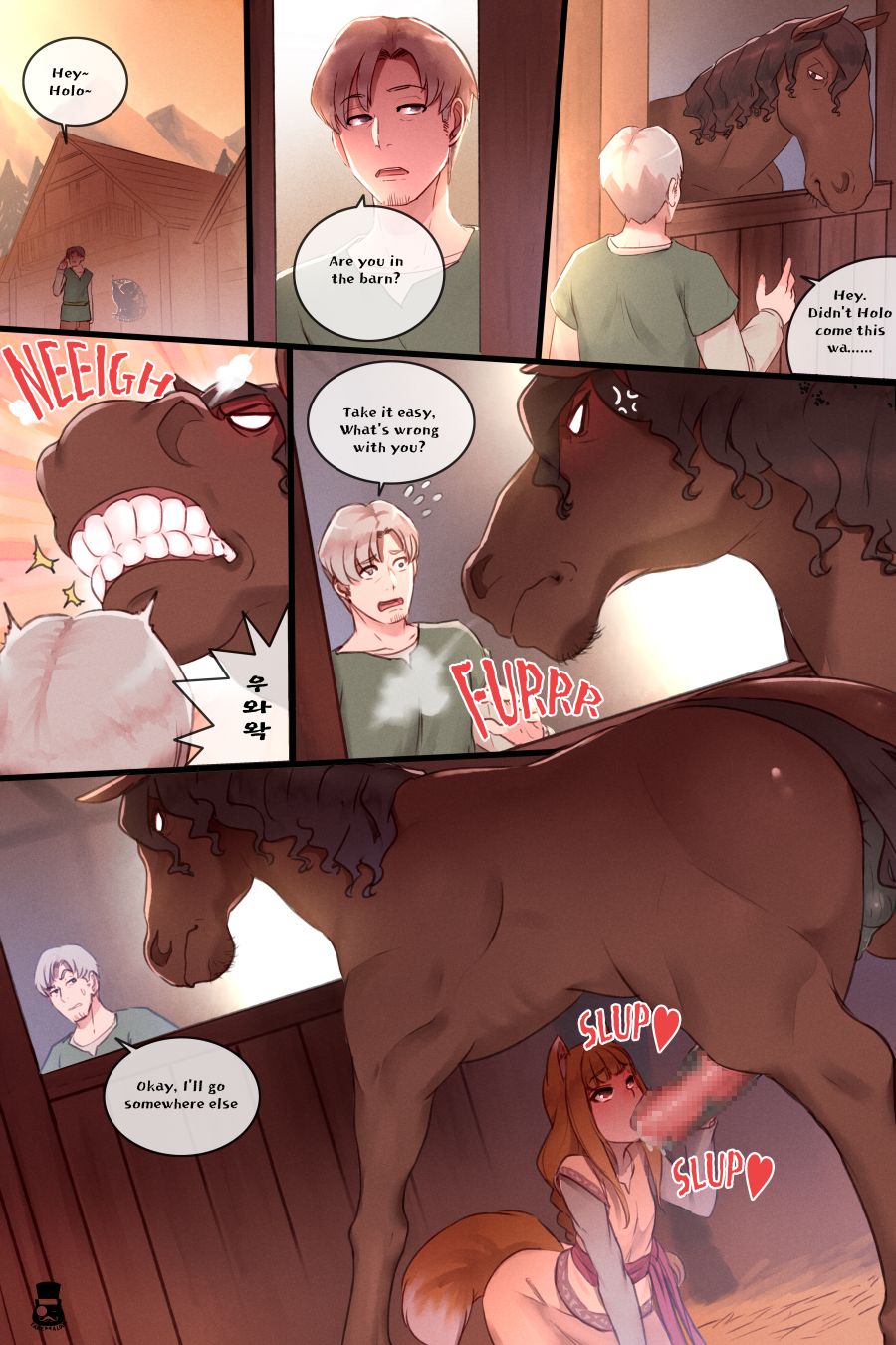Horseshoe and Wolf page 2 full
