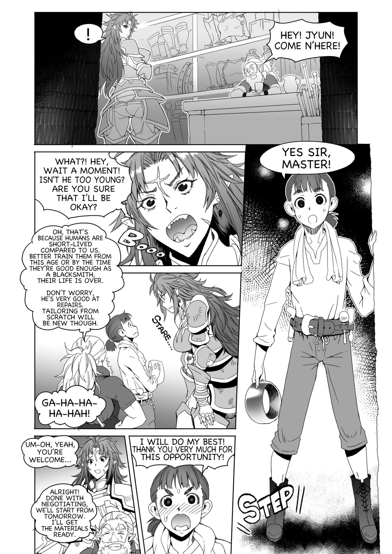 hiiro no tui to muku no miya | Dora the Readhead page 4 full