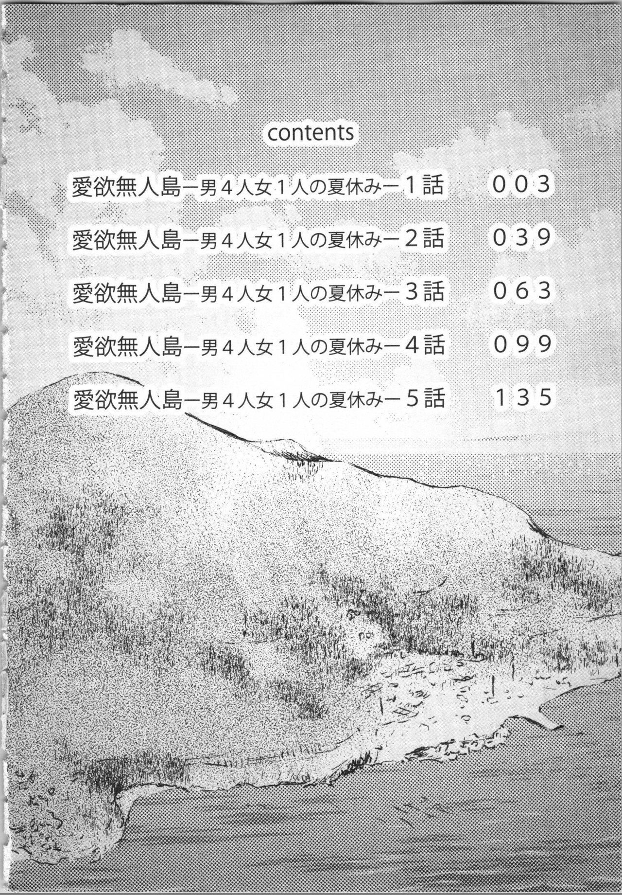 Aiyoku Mujintou - Otoko Yonin to Onna Hitori no Natsuyasumi page 4 full