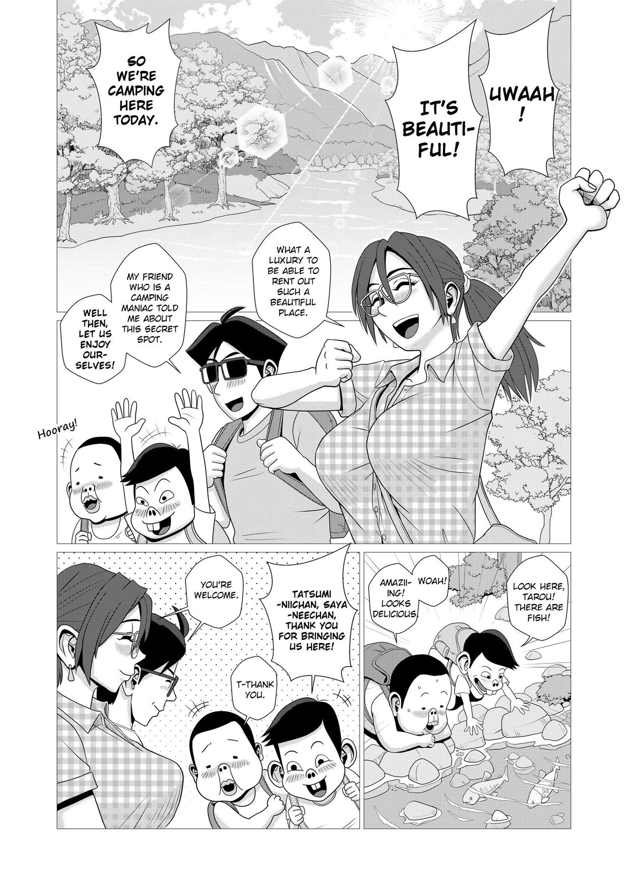 Ero Hitozuma to Erogaki-tachi no Tanoshii Ero Camp page 3 full