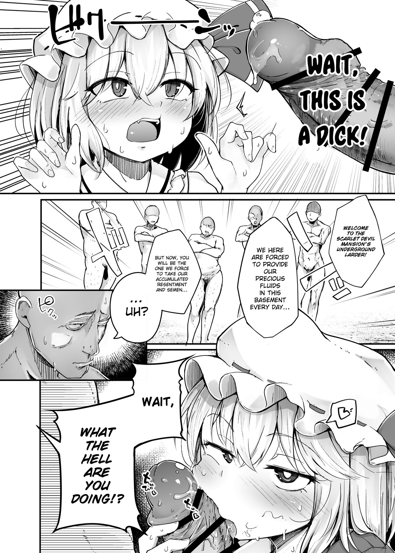 Flandre VS Wakarasetai Oji-san | Flandre Little Slut VS Five Old Men Trying To Fuck Some Respect Into Her page 6 full