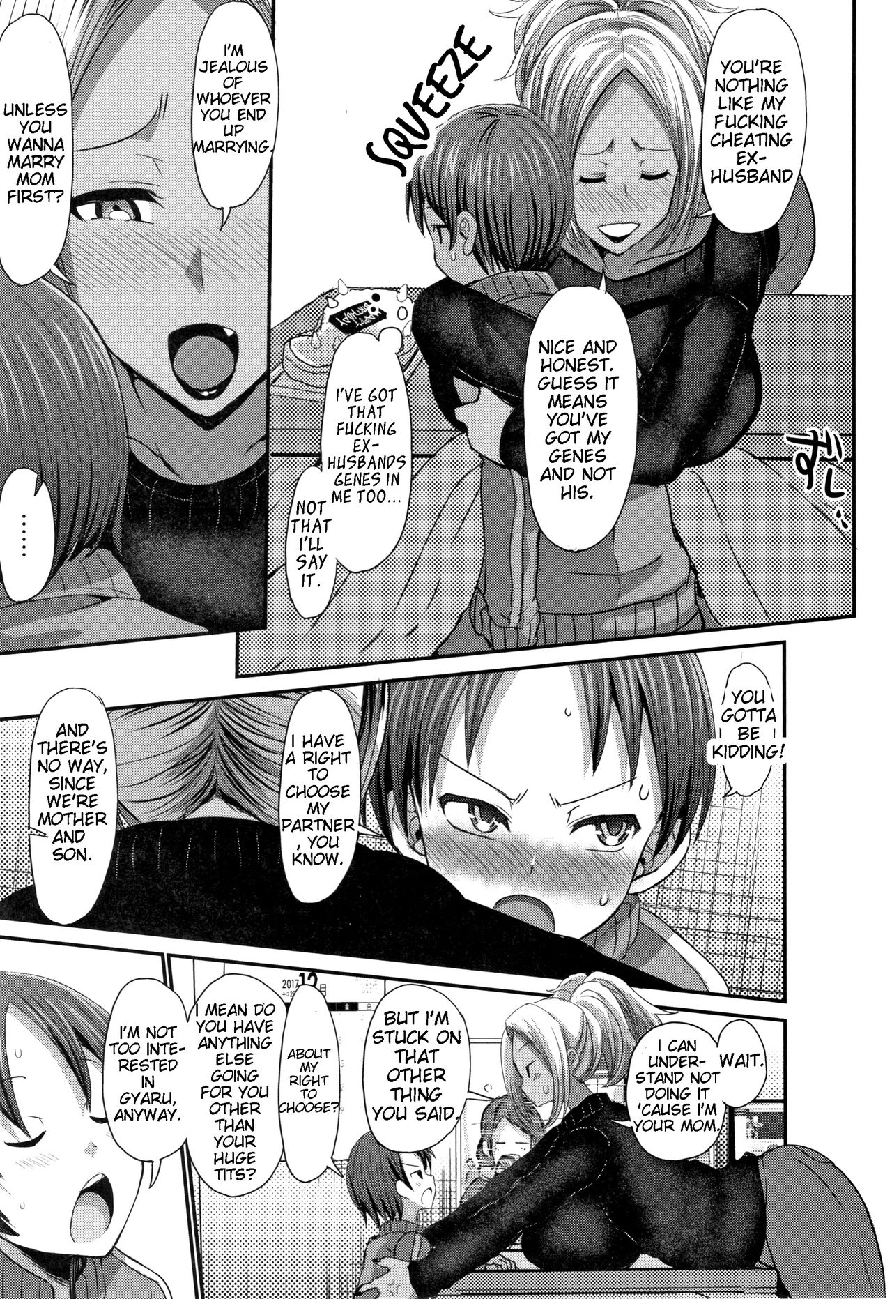 Kyonyuu Gal Mama wa Yasashii Musuko Ni Totsugitai! | A Big Titted Gyaru Mom Wants to Marry her Kind Son page 3 full