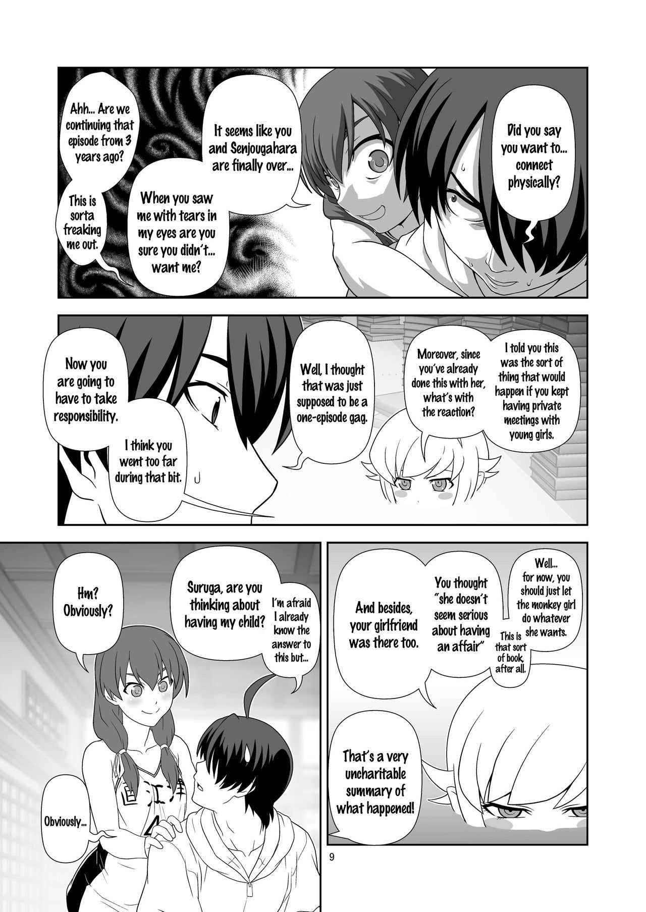 Nagamonogatari | Extenstory page 8 full
