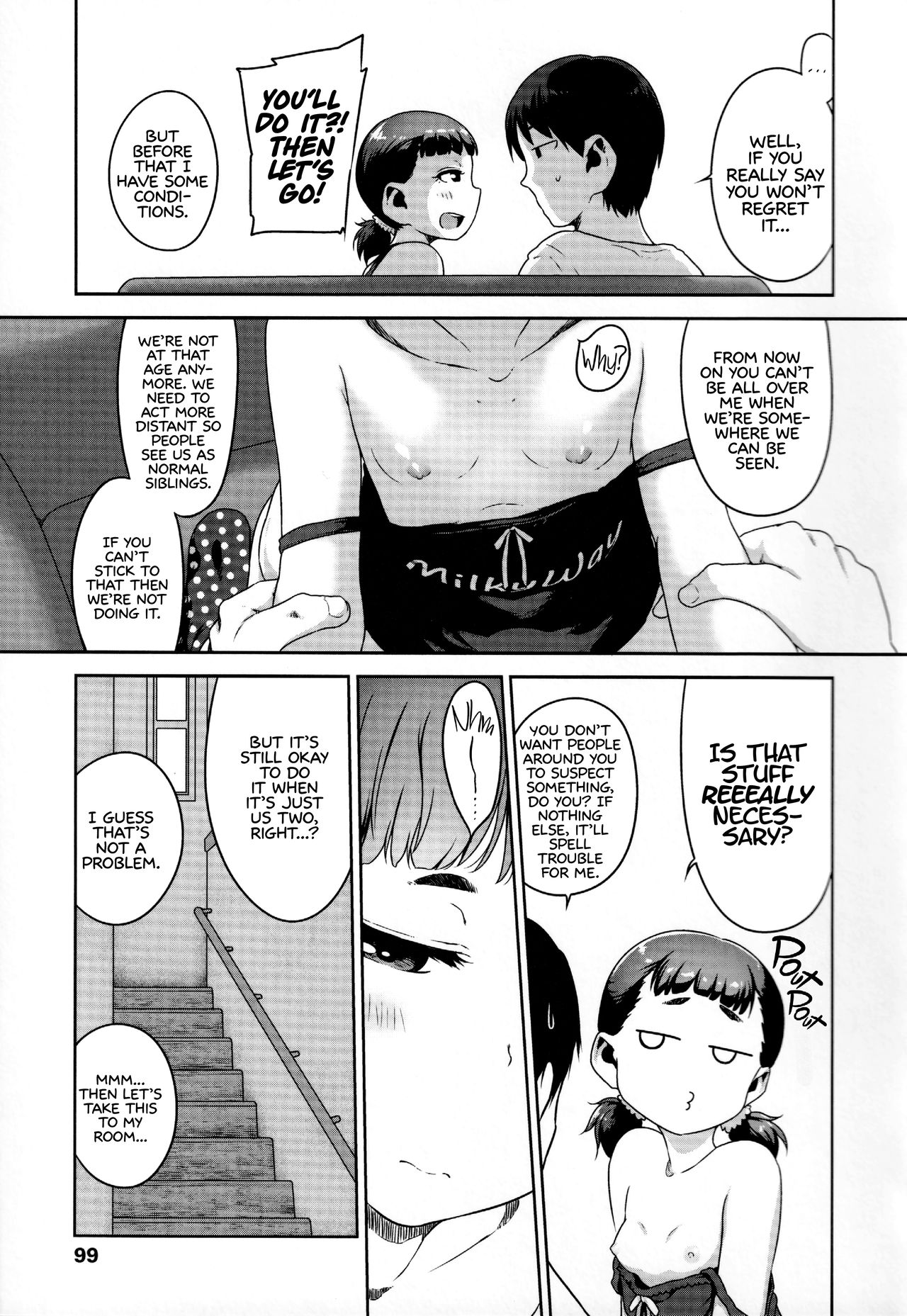 Renai Nanka Shinaide Kyoudaikan Dakede Ikitai | I'll Lay Off the Love, I Just Wanna Get Off Being Raped by Onii-chan! page 5 full