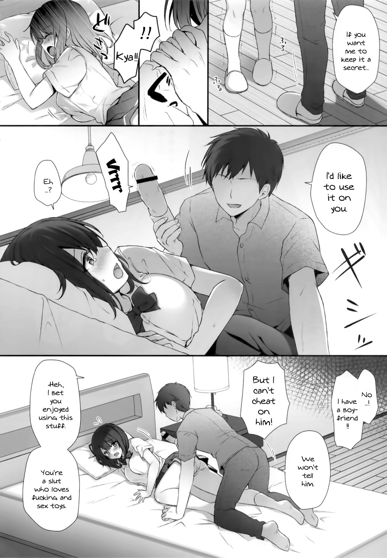 Sensei Dame desu... ~Kyonyuu Shoujo Momoka no Futaana Omocha Seme~ | Sensei We Shouldn't... page 6 full