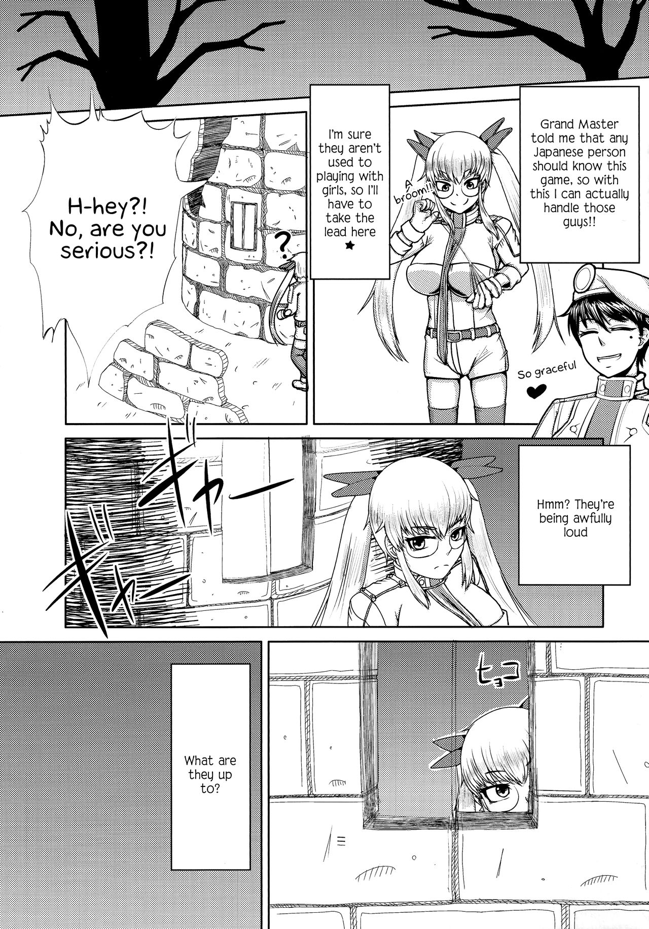 Nagasarerumama Yoicchi to Oppai-nu ga Toyotoyo to Nobunobu ni Yararechau Hon | Drifting Along, Yoichi and Boobieinu End Up Being Ravaged by Toyotoyo and Nobunobu page 7 full