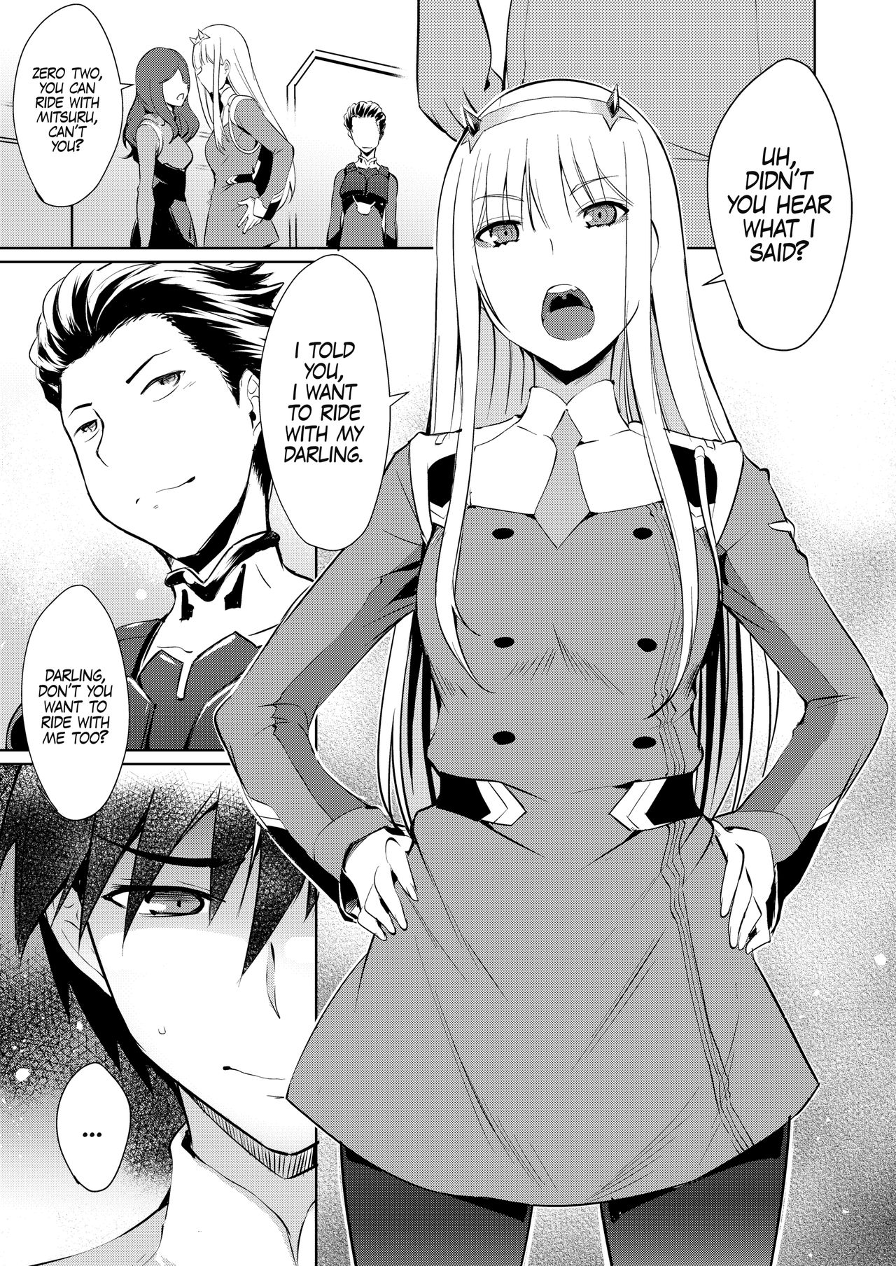 Mitsuru in the Zero Two page 4 full