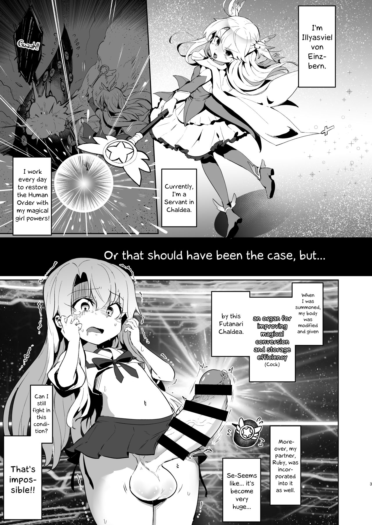 Shoukan Sareta Onnanoko wa Minna Futanari Kaizou Sarechau Hei Chaldea 2 page 2 full