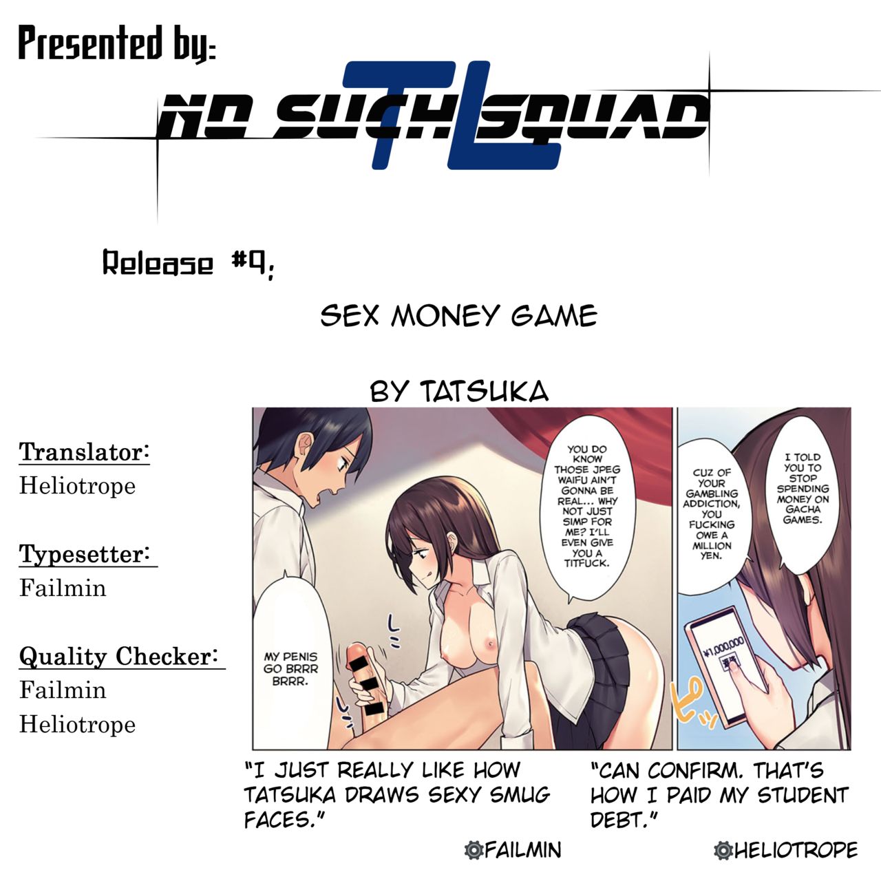 SEX MONEY GAME   =NSS= page 9 full