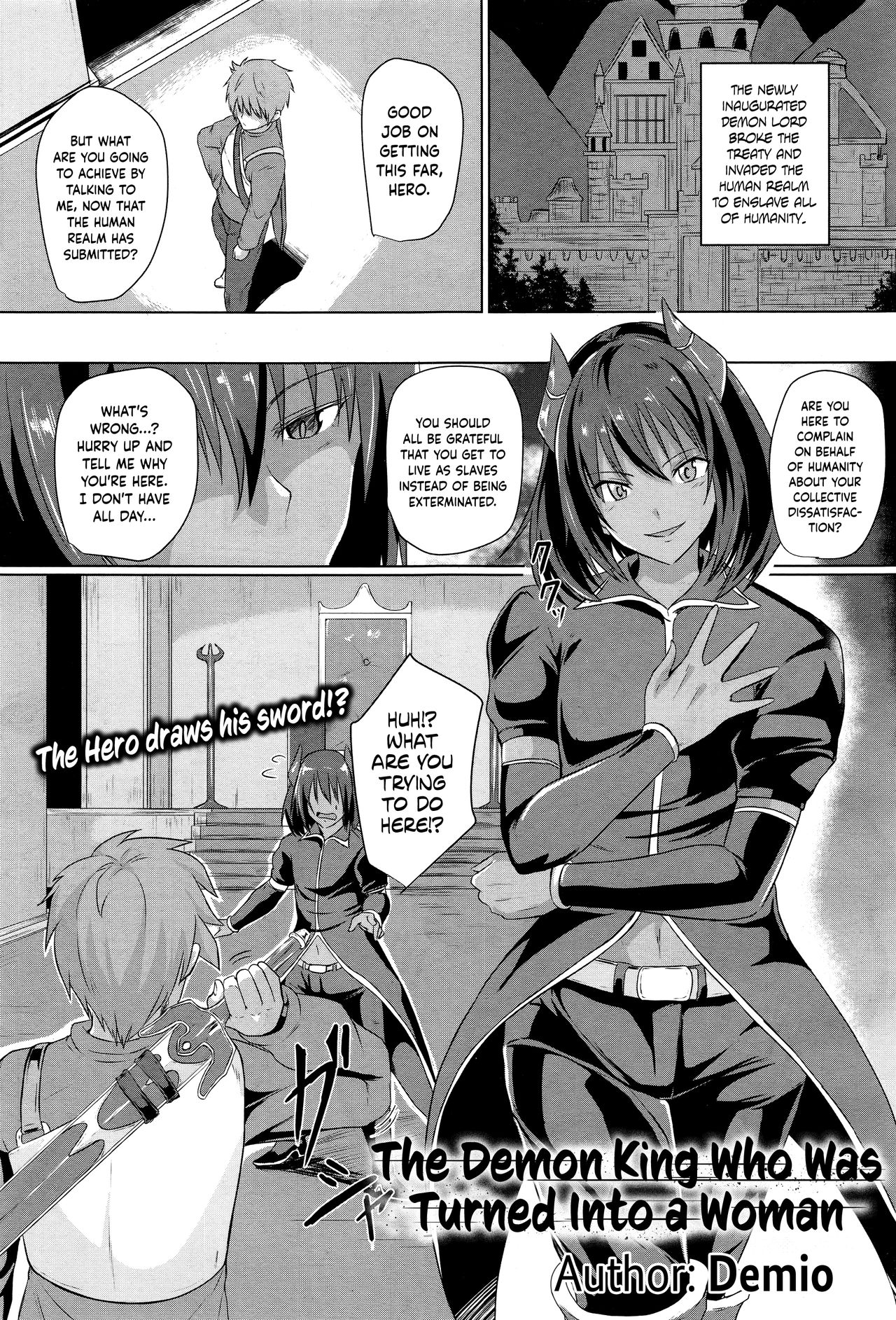 Onna ni Sareta Maou-sama | The Demon King Who Was Turned Into a Woman page 1 full