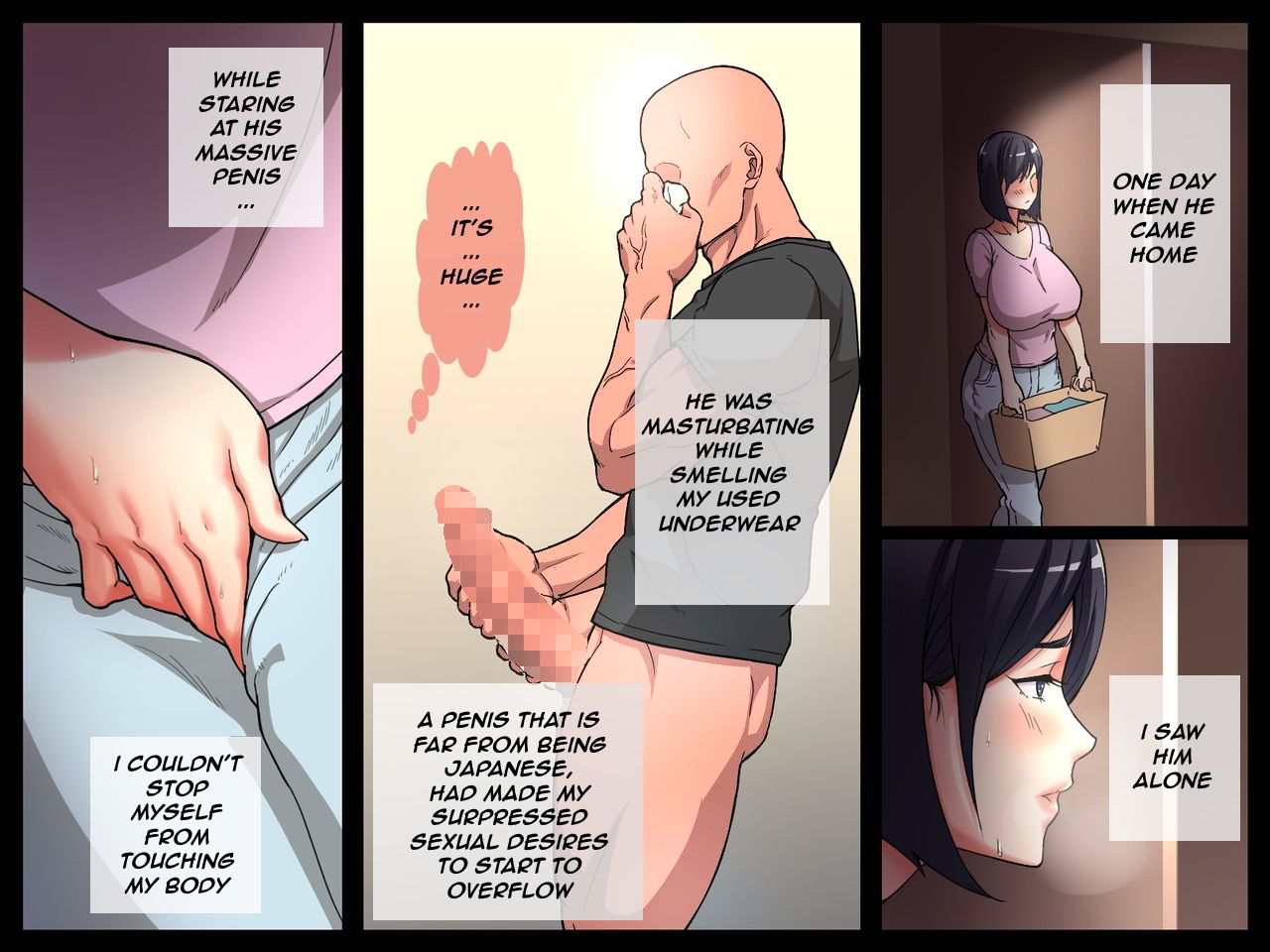 Hakujin Ryuugakusei ni Netorareru Hitozuma ~Zenpen~ | Wife NTR'd by a White Exchange Student Part 1 page 4 full