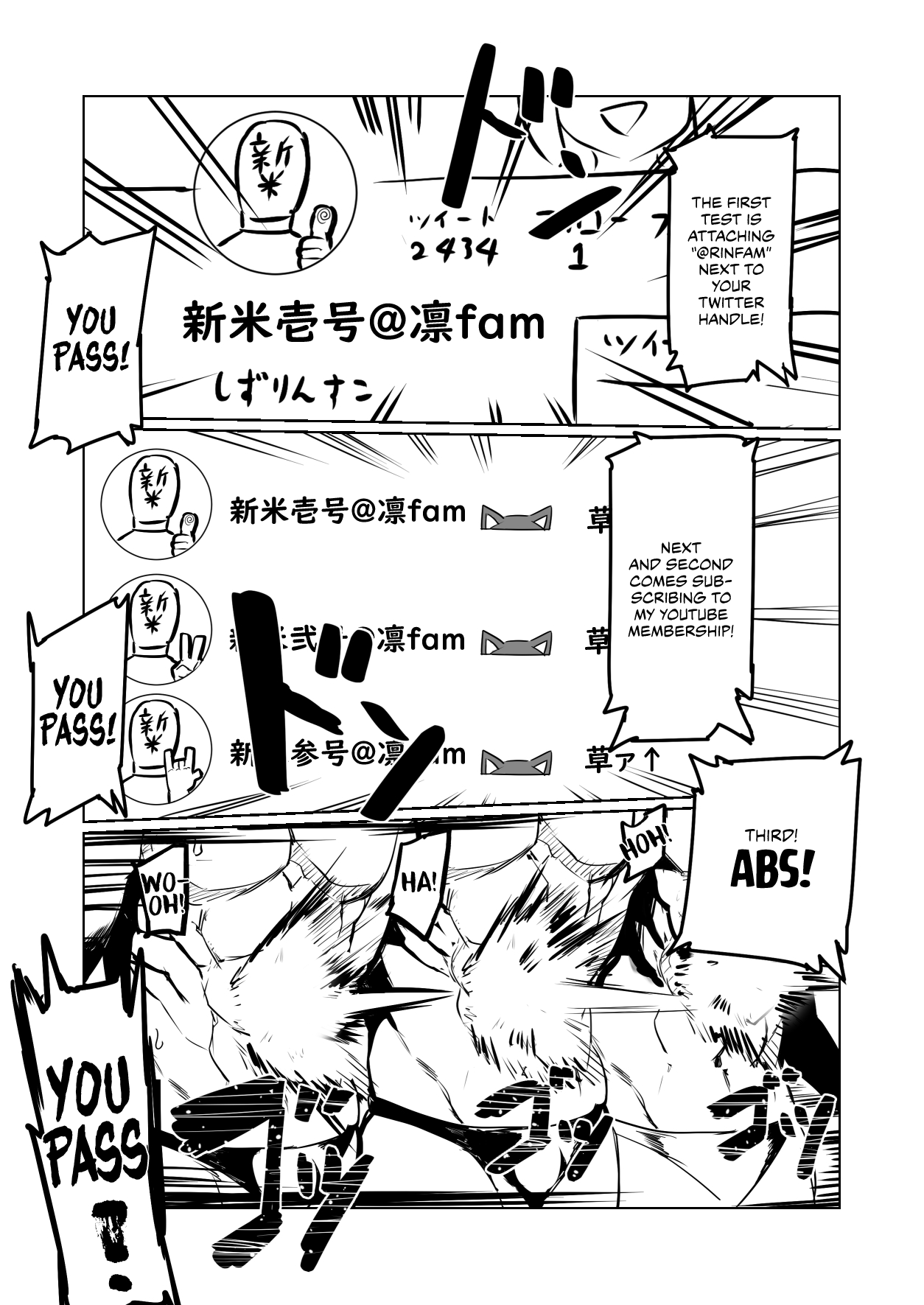 Rin to Shite fam no Gotoku ~Oidemase Rinfam Nyuutai Shiken~ | How to become one of Rin's fams: The Rin's Fam Enlistment Test page 6 full