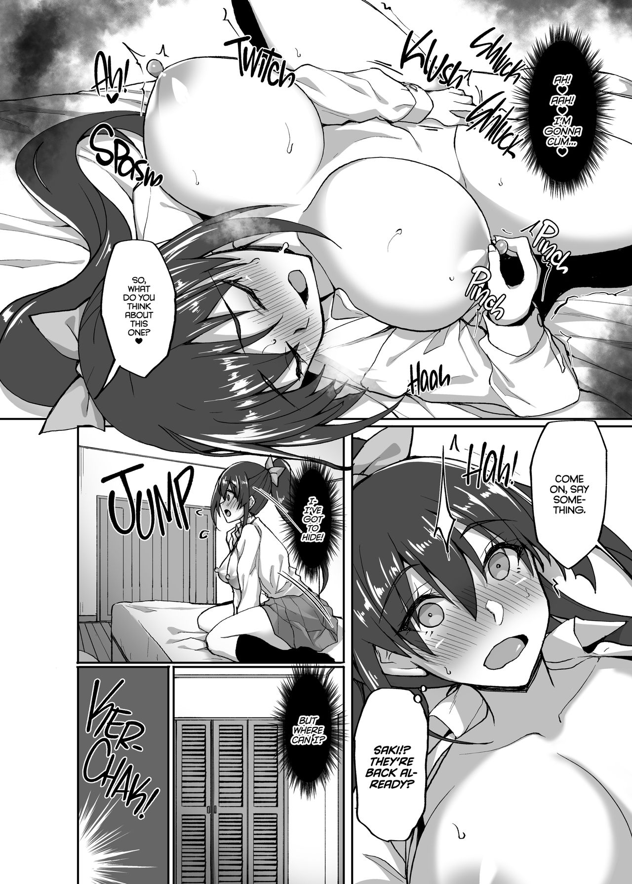 Chishojo Fuuki Iin no Minna ni Ienai Inbi na Onegai 4 ~Zoku Ouchi Sex to Imouto Onanie to Fuuki Iin no Shimai Donburi~ page 9 full