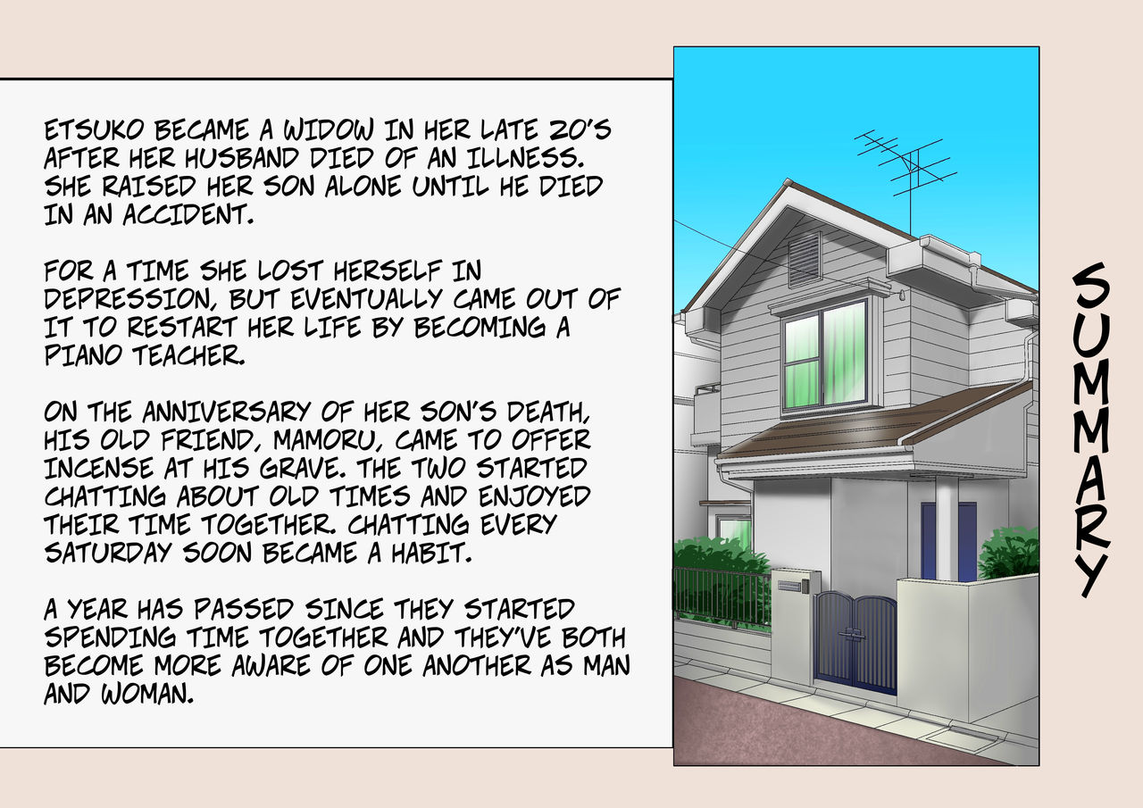 Miboujin, Sainen Suru Mesu no Yokubou Naki Musuko no Yuujin to Joshou Doutei Fudeoroshi Hen | Widow: Rekindling Her Desires With the Friend of Her Deceased Son, and Taking His Virginity page 4 full