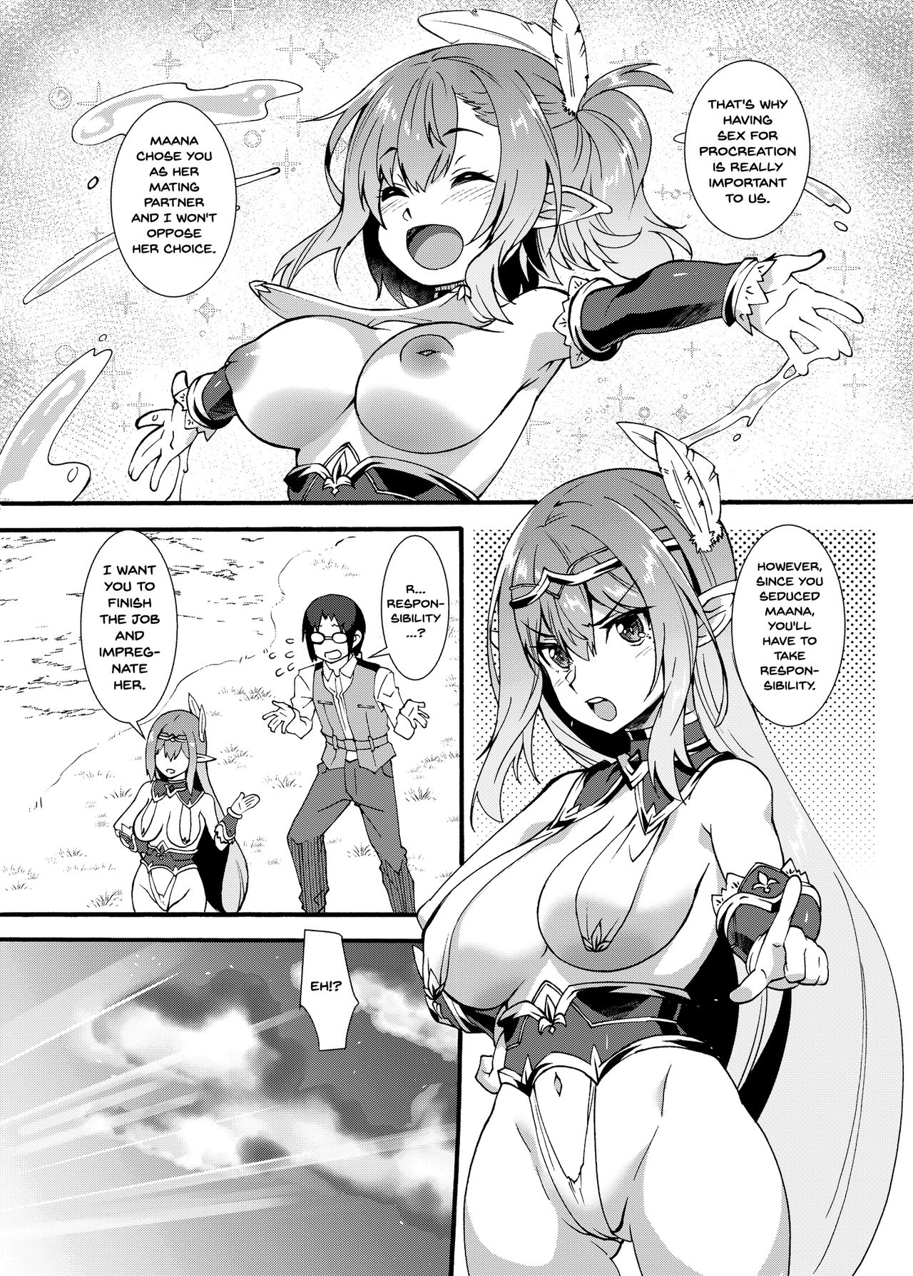 Sukebe Elf Tanbouki 2 | Lewd Elf Tanbouki 2 page 6 full