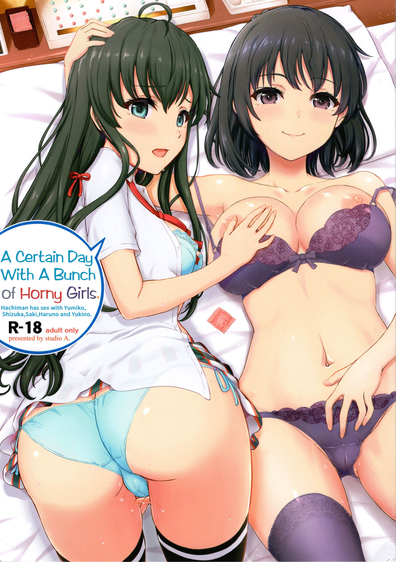 Aru Hi no Hotetta Onnanoko-tachi. | A Certain Day With A Bunch of Horny Girls. page 1 full