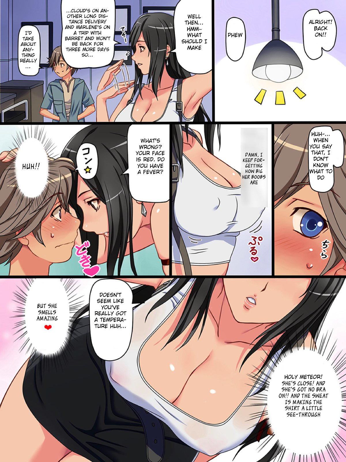 Tifa to Denzel no Hadaka no Tsukiai | Tifa and Denzel's Nude Hangout page 3 full