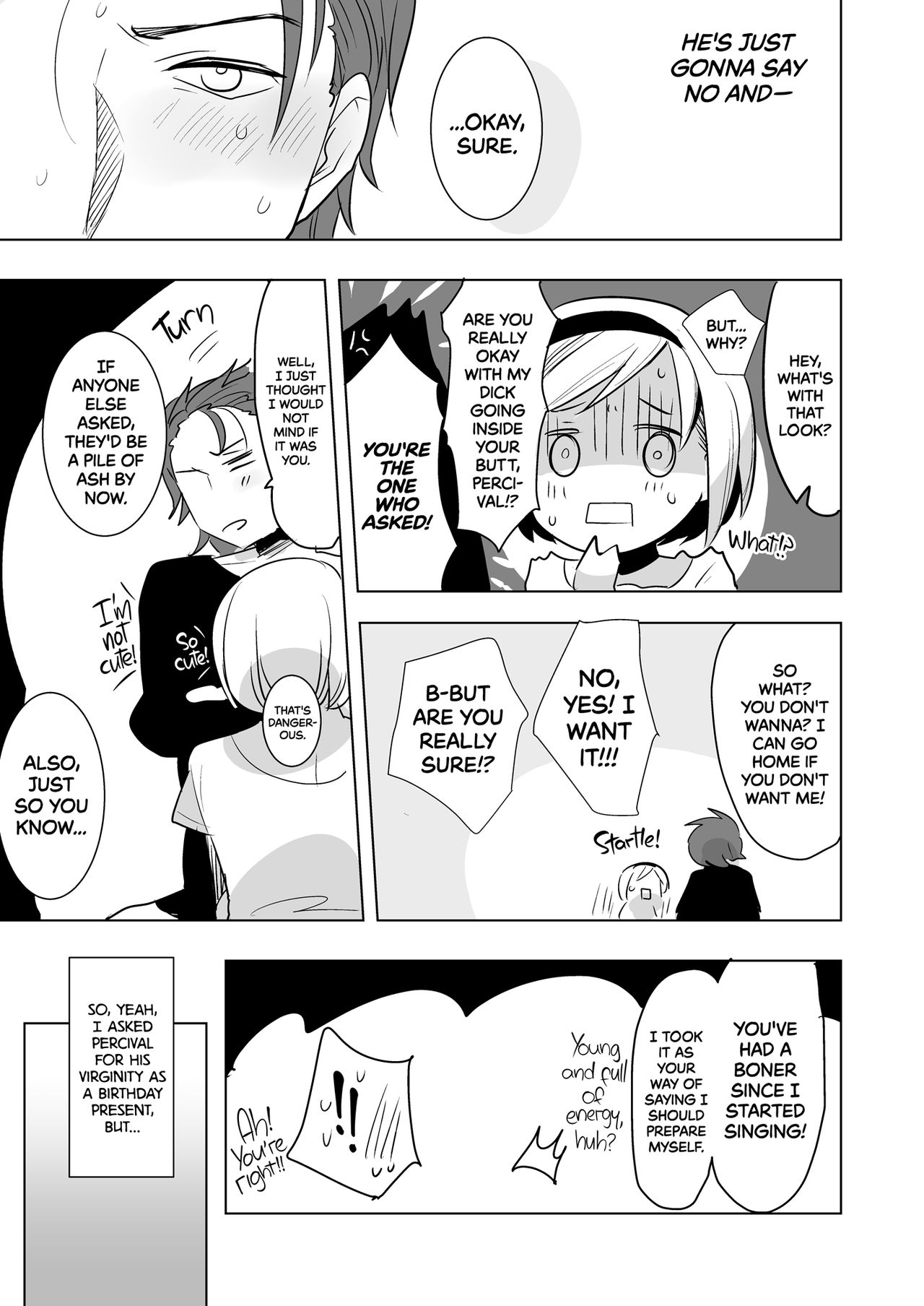 Konya, Percival-kun no Shojo o Kudasai | I Want Your Virginity Tonight, Percival page 5 full