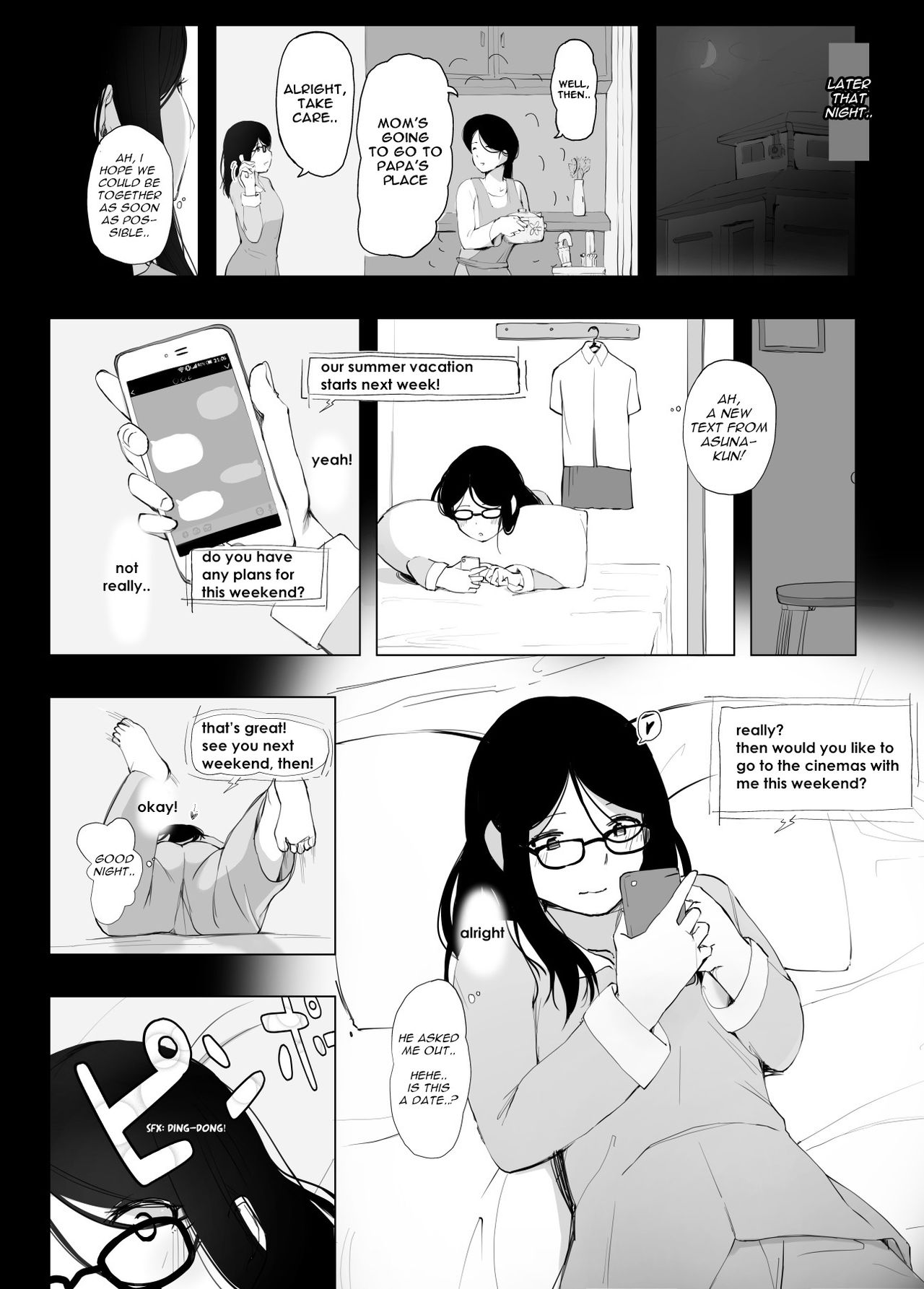 Kanojo to Senpai ga Kazoku ni Natta hi page 8 full