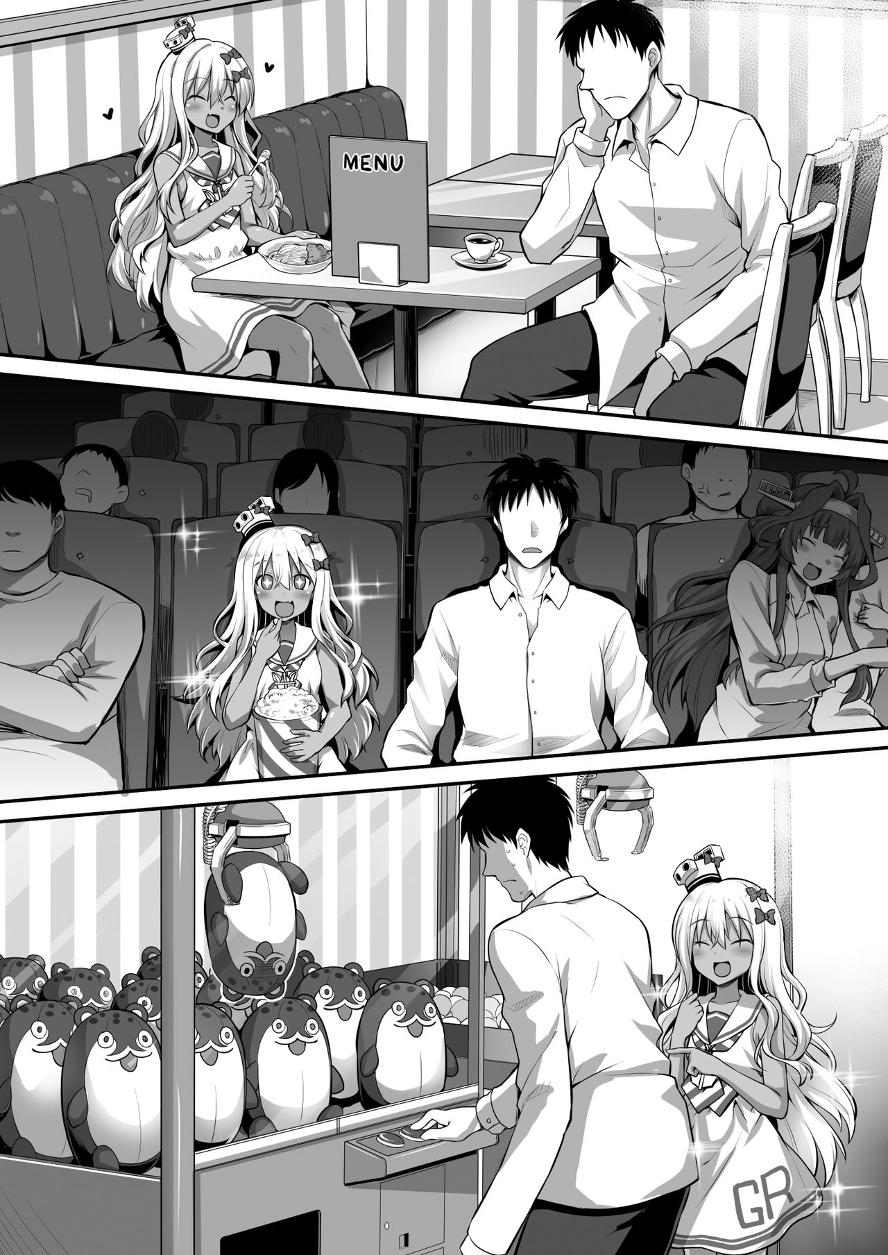 Kanmusu Chakunin Zenya - Grecale-chan no Mesugaki Joui Play page 5 full