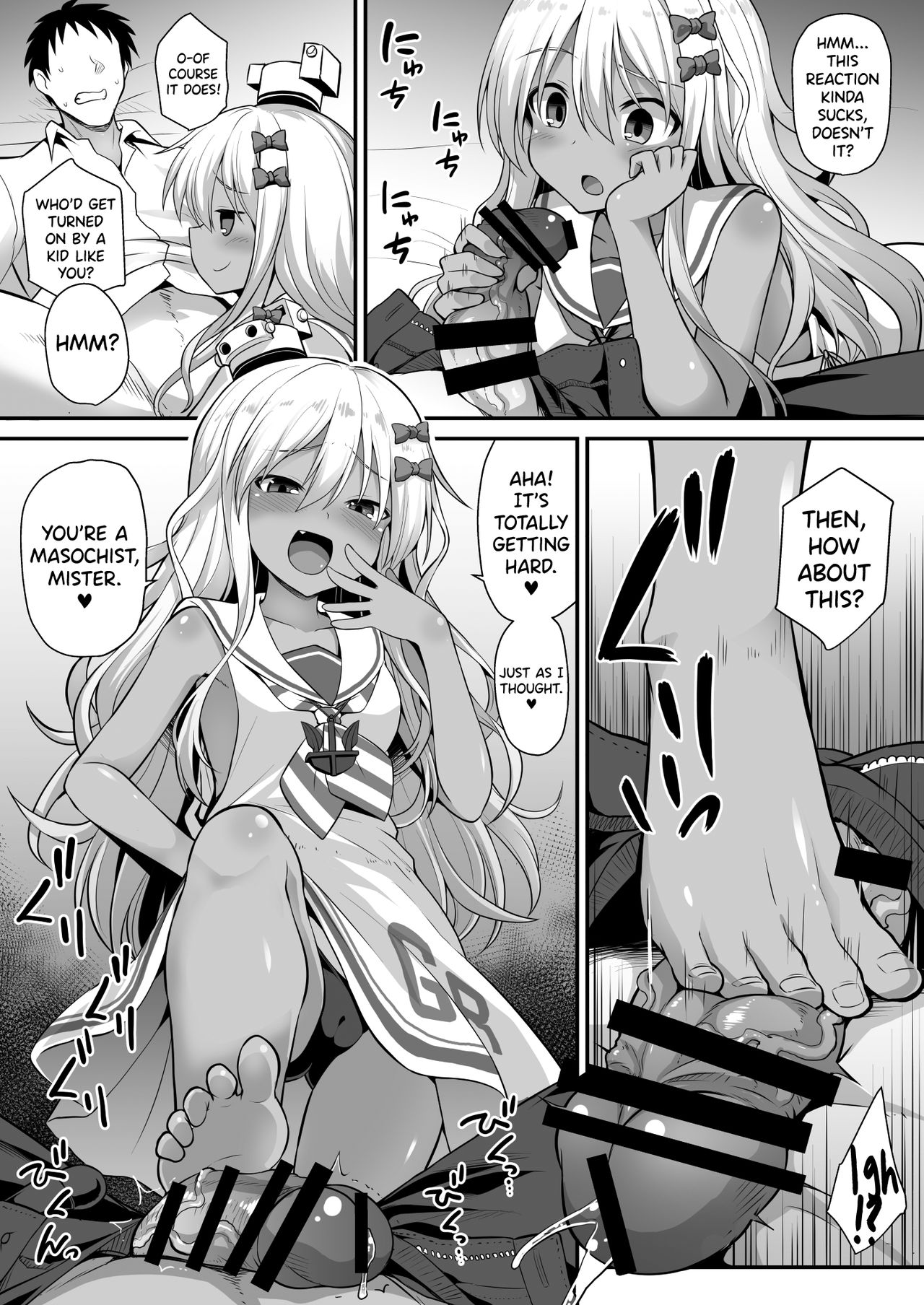 Kanmusu Chakunin Zenya - Grecale-chan no Mesugaki Joui Play page 9 full