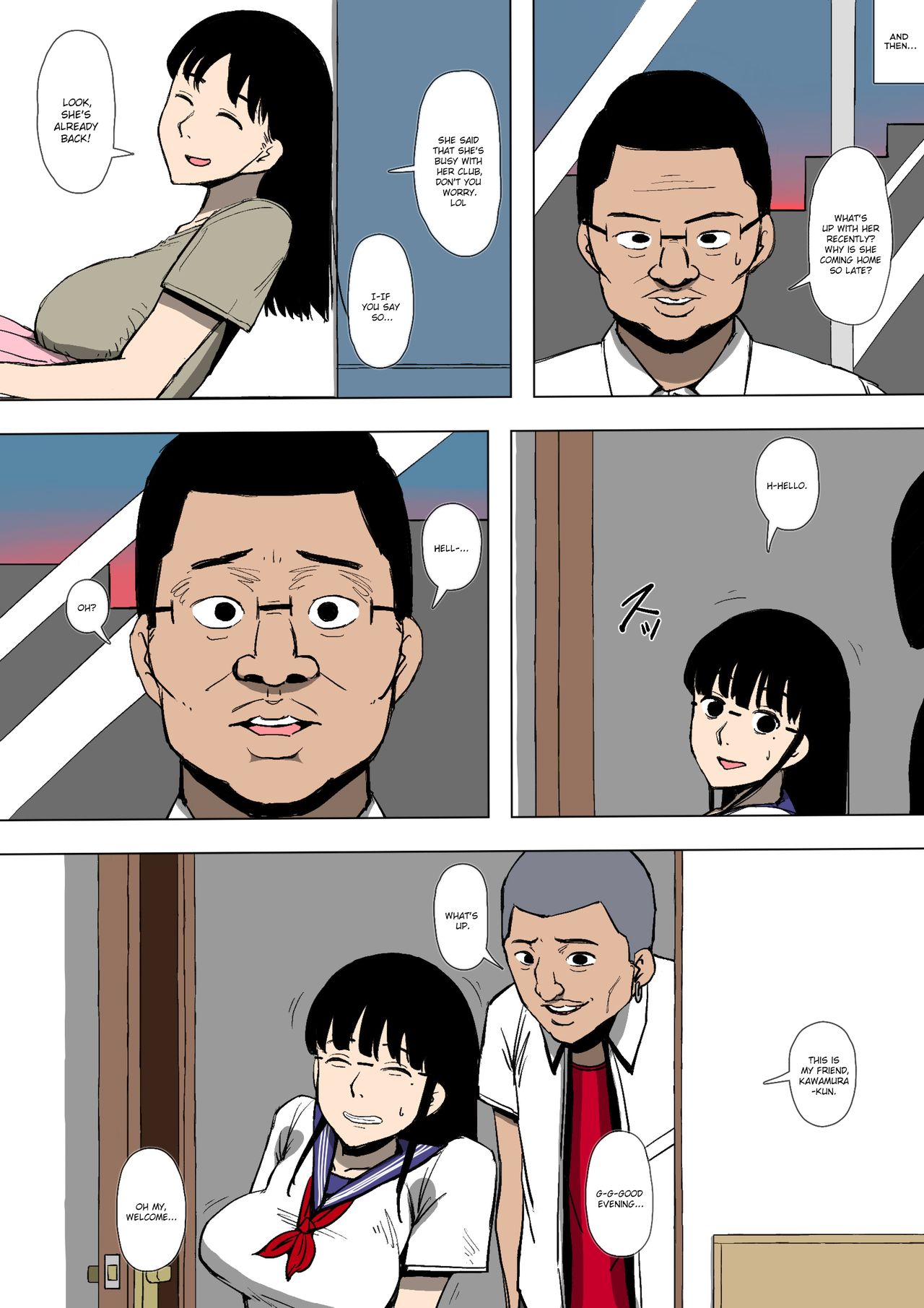 Musume ga Furyou ni Otosareteita | My Daughter was Corrupted by a Delinquent page 5 full