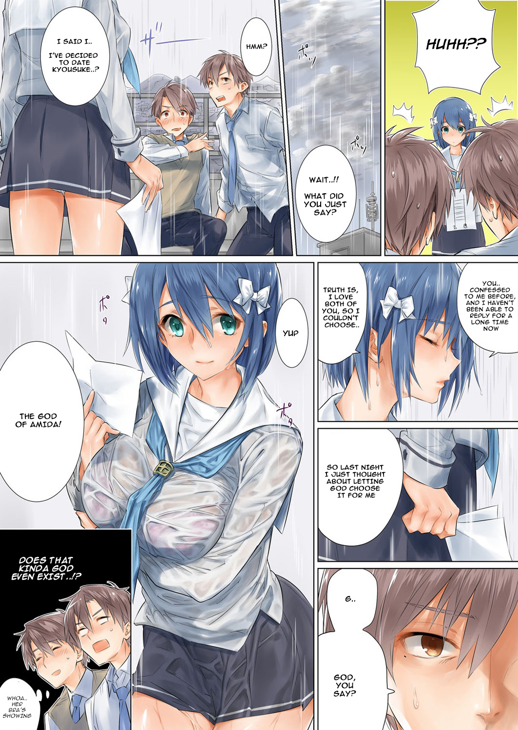 Netorare Kanojo -Kareshi  o Mae ni Futago  to Kyoushitsu Ecchi- Vol.01 page 10 full