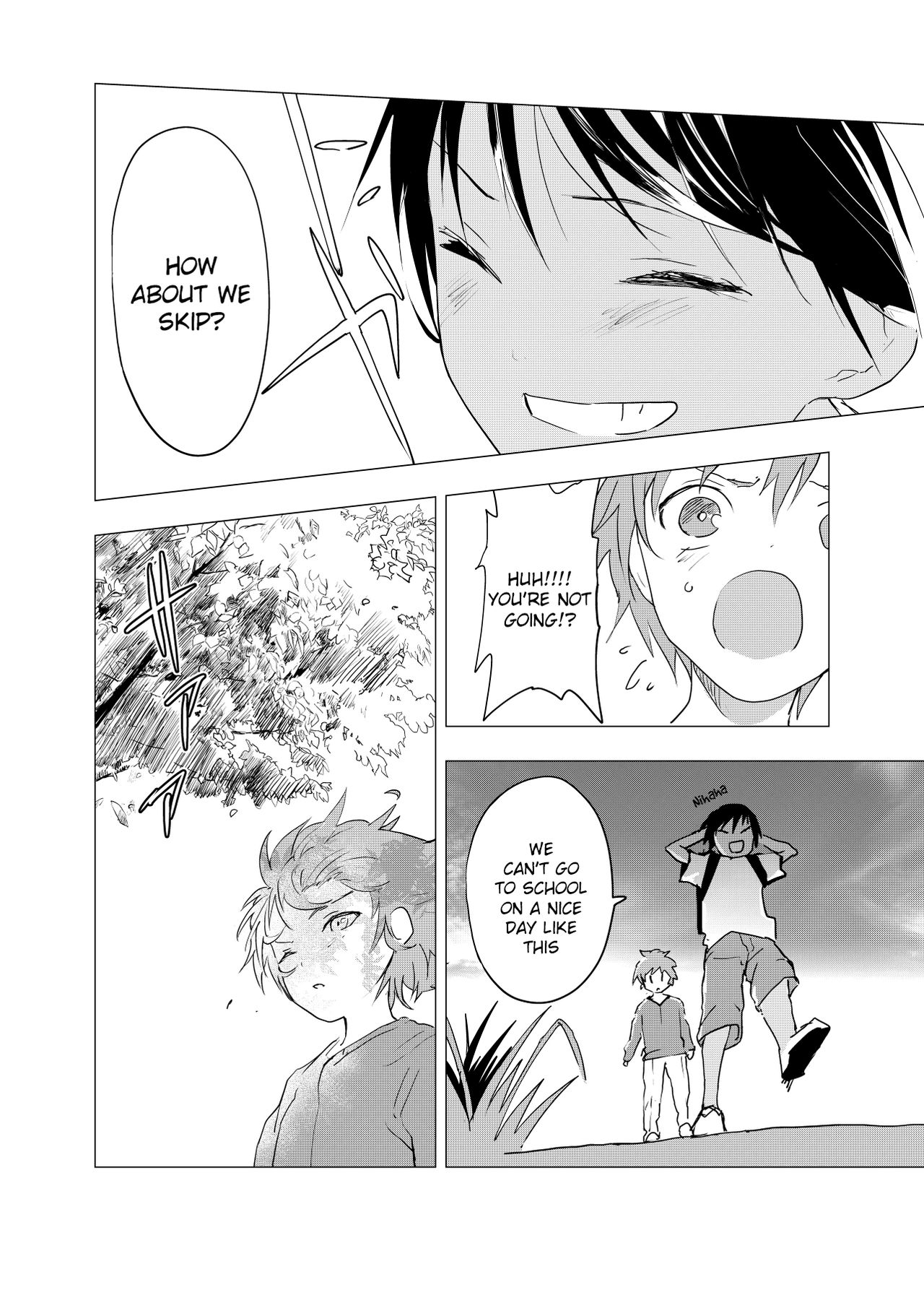 Inaka no Uke Shounen to Tokai no Seme Shounen no Ero Manga page 10 full