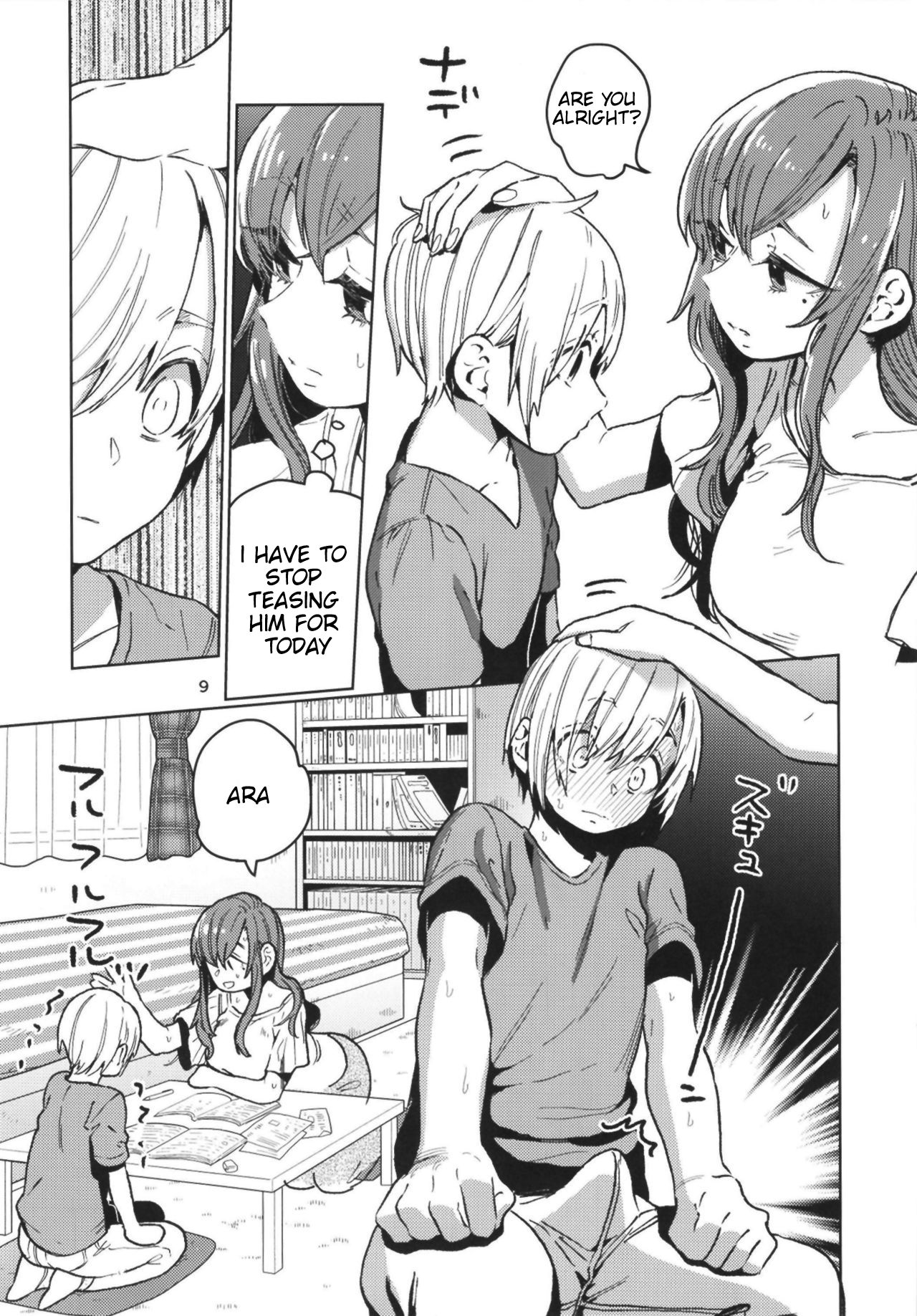 Karakai Onee-san ga Kaeriuchi ni Au Hon | The book where the teasing onee-san gets it back page 9 full