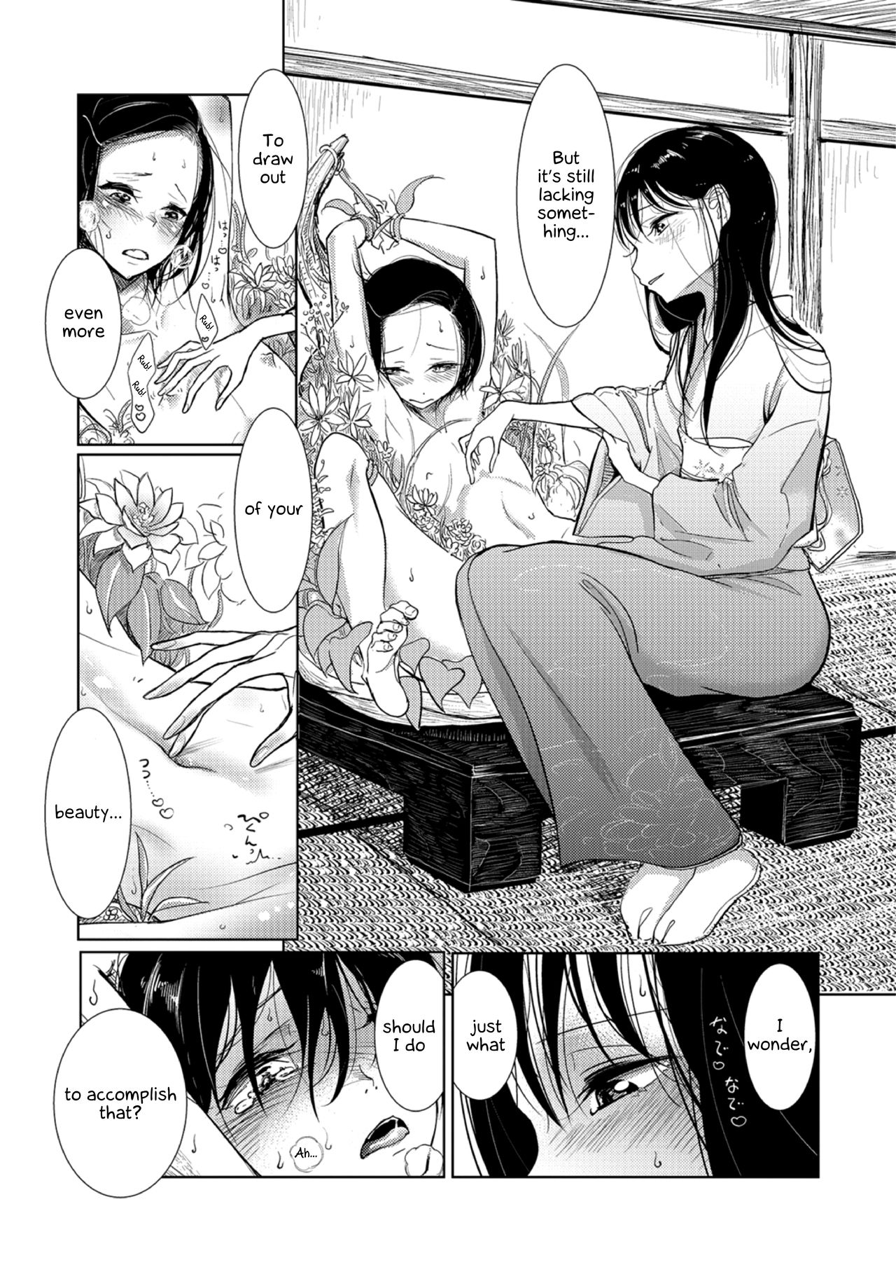 Kadou kyoushitsu shide mitsu-ryuu | Flower arrangement classroom - The hanging nectar flow page 5 full