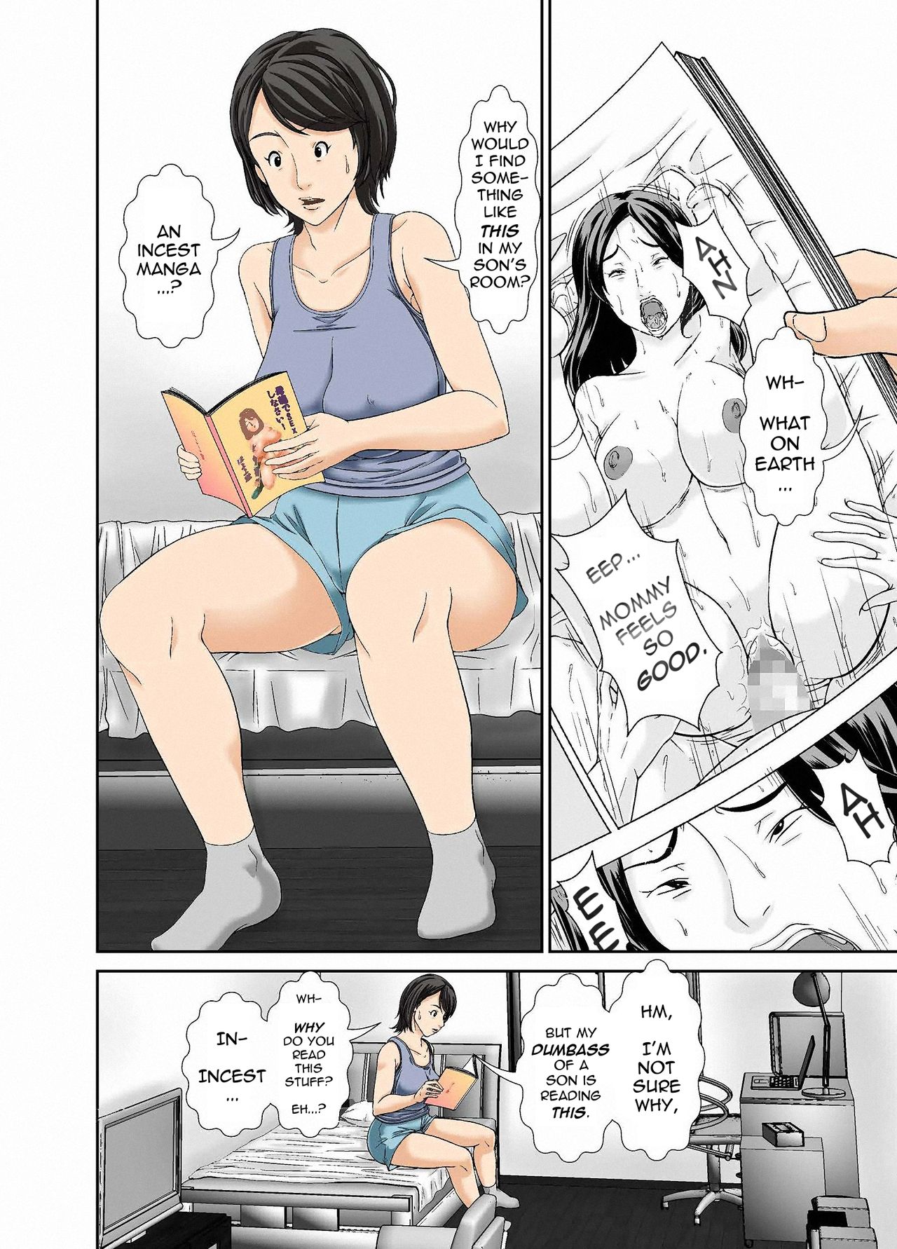 Kora! Anta Hahaoya ni Herikutsu o Konete Nani Ecchi na Koto Shiyou to Shiteru no! | Hey! Give Your Mother One Good Reason Why You're Trying to Do Sexy Stuff to Her! page 2 full