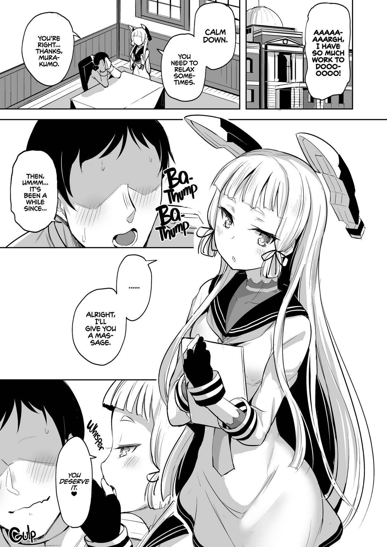 Chotto S na Murakumo to Kekkyoku Ichatsuku Hon | A Lil’ Bit Sadistic Murakumo Has Her Fun With Admiral page 3 full