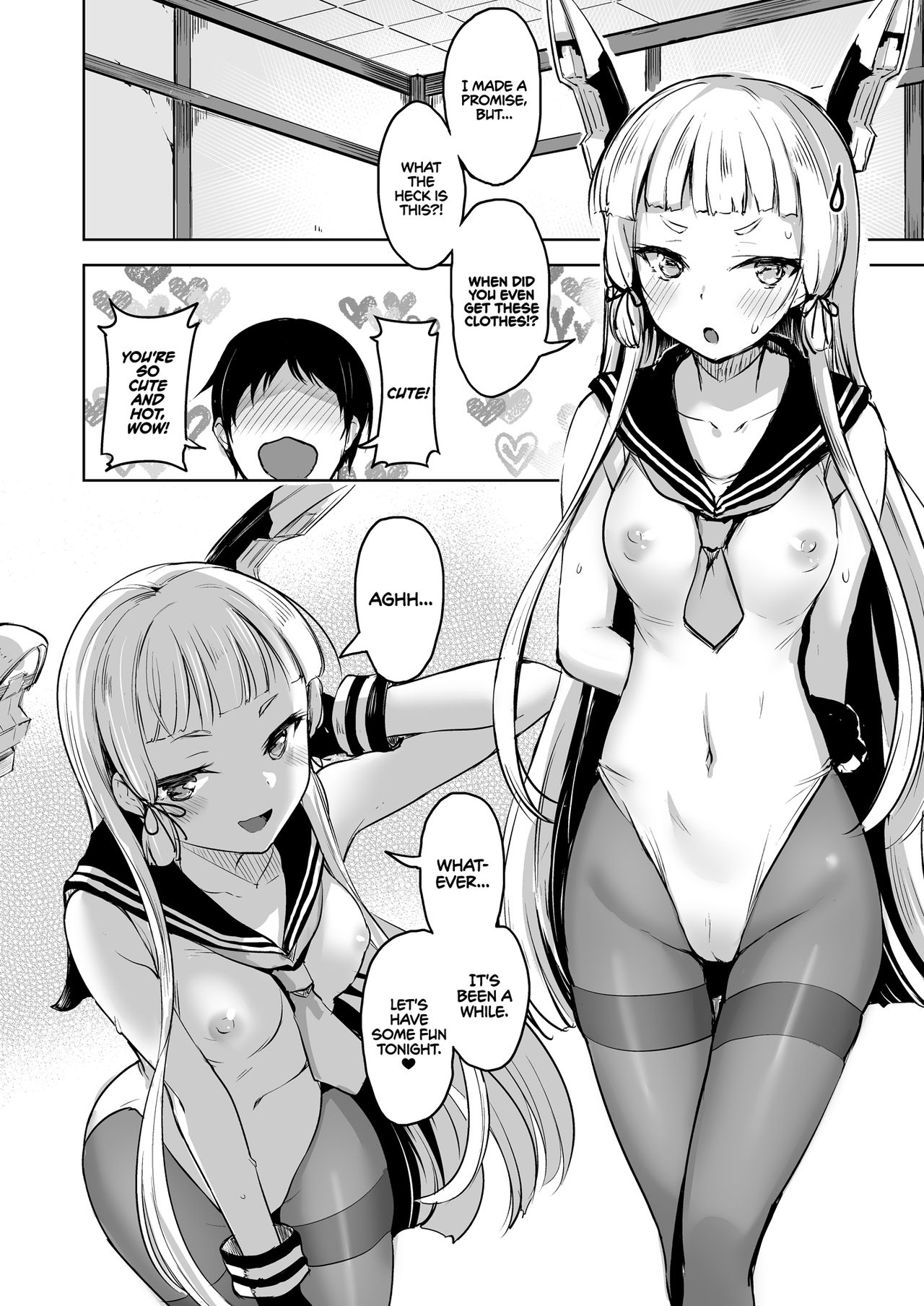 Chotto S na Murakumo to Kekkyoku Ichatsuku Hon | A Lil’ Bit Sadistic Murakumo Has Her Fun With Admiral page 4 full