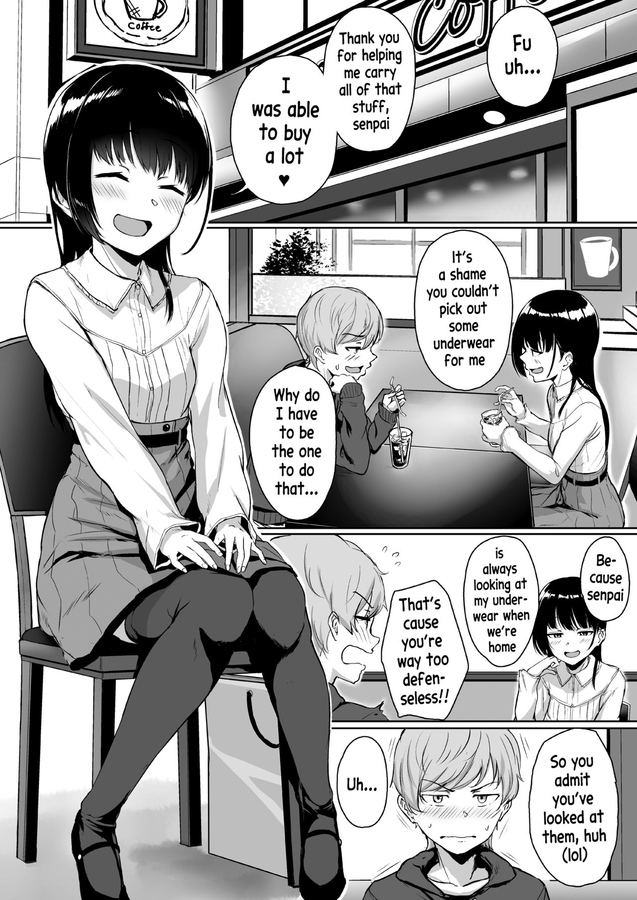 Ijiwaru de Amaama ~Kouhai Kanojo ni Tekoki de Aisarereru Ohanashi~ page 2 full
