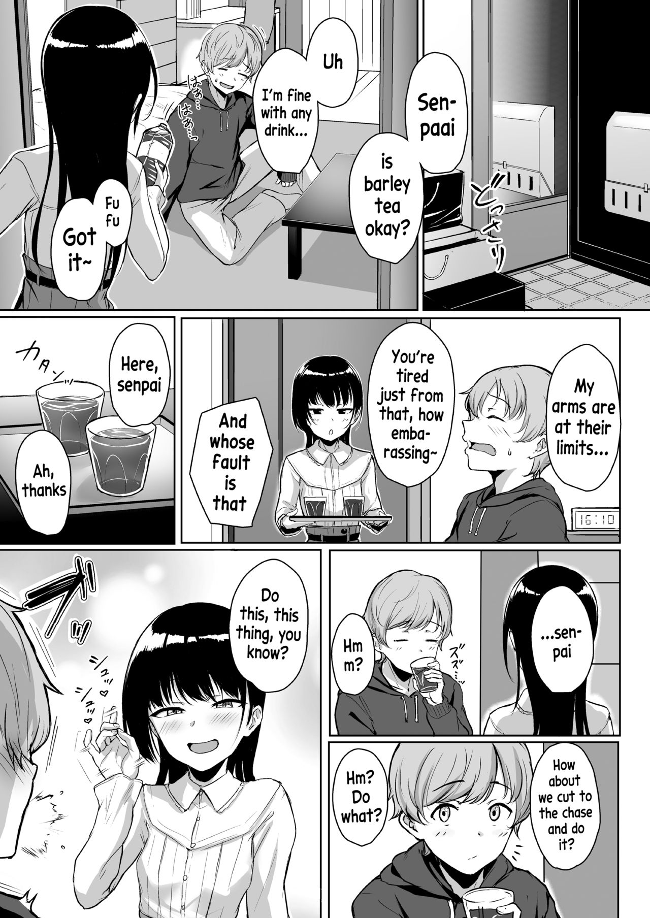 Ijiwaru de Amaama ~Kouhai Kanojo ni Tekoki de Aisarereru Ohanashi~ page 4 full