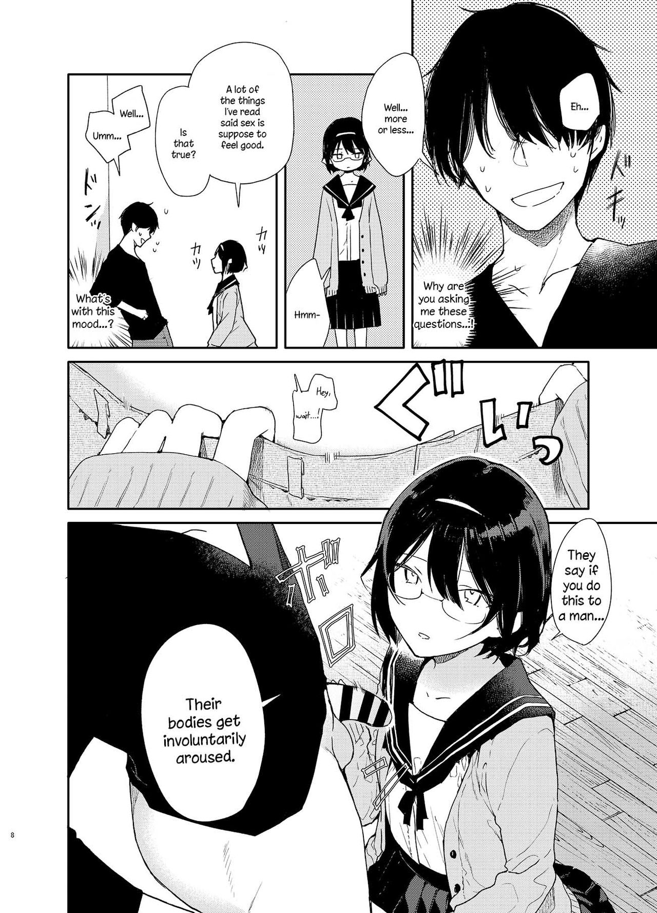 Chiteki Bungaku Bishoujo to Ikimakuri Obenkyou Ecchi page 8 full