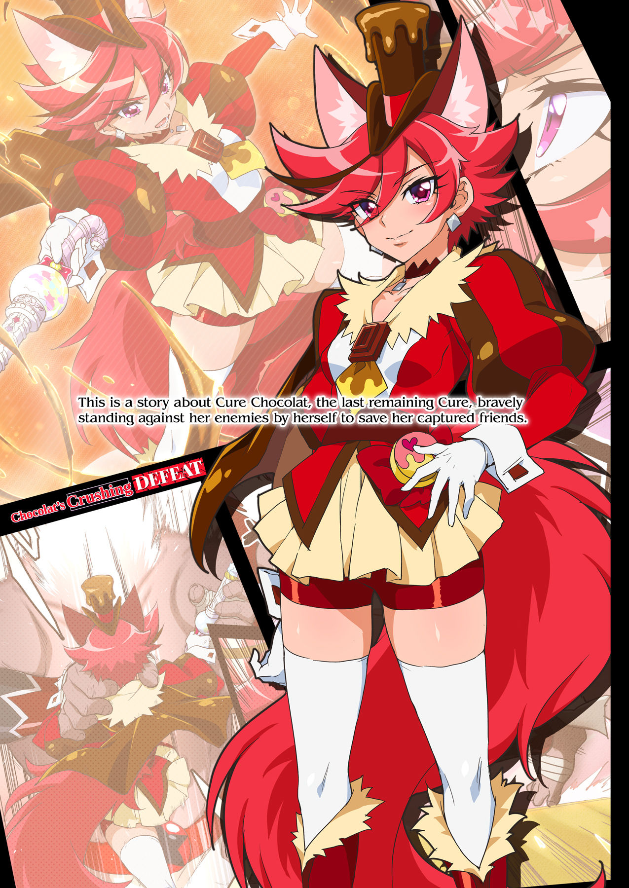 Kanzen Haiboku Chocolat-chan | Chocolat's Crushing Defeat page 3 full