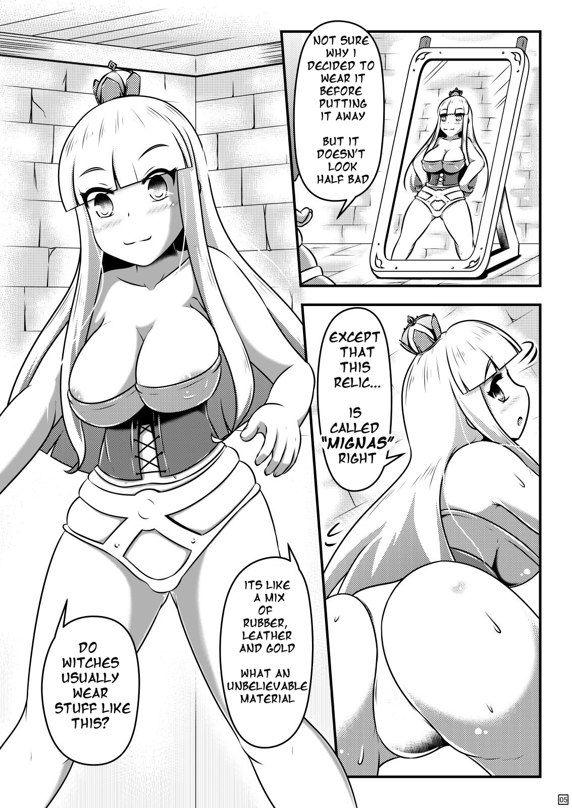 Sodatsu Teisoutai o Haita Ohime-sama no Haisetsu Jijou/The Excretion Situation of the Princess wearing a Growing Chasity Belt page 6 full