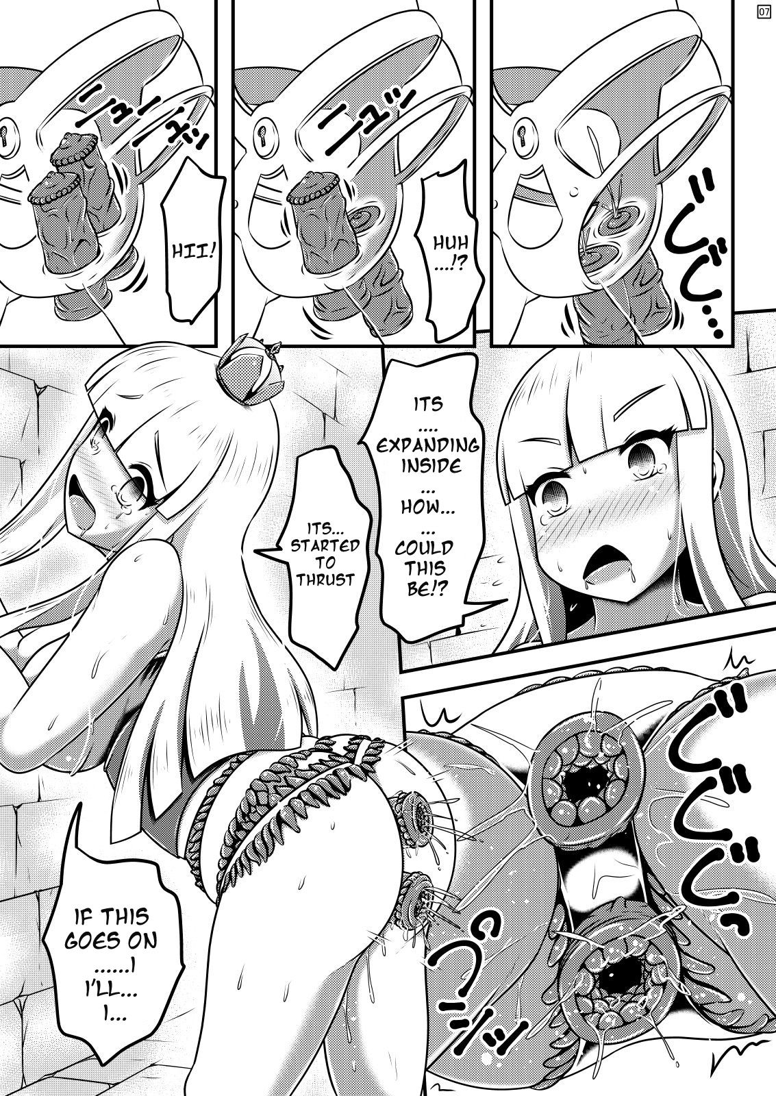 Sodatsu Teisoutai o Haita Ohime-sama no Haisetsu Jijou/The Excretion Situation of the Princess wearing a Growing Chasity Belt page 8 full