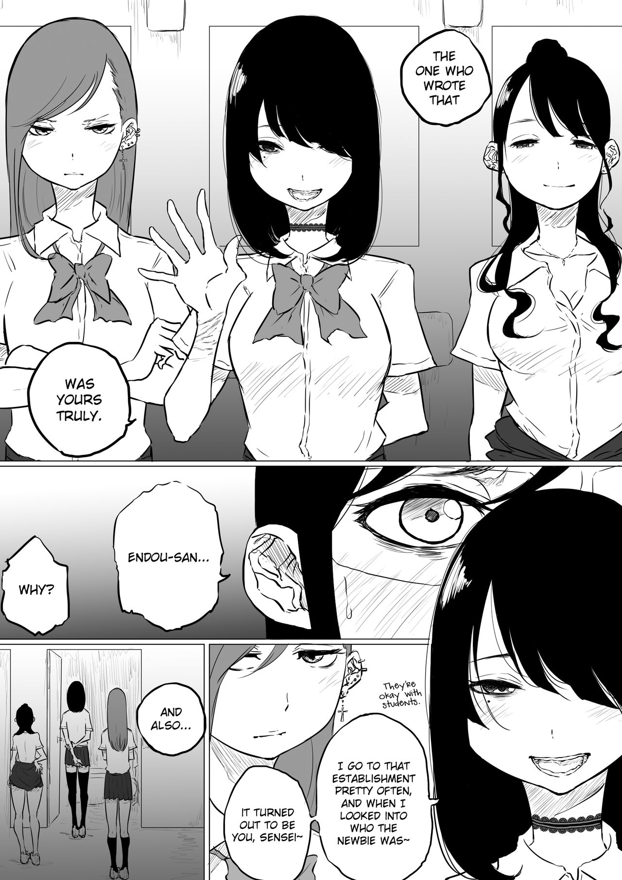 Sousaku Yuri: Les Fuuzoku Ittara Tannin ga Dete Kita Ken | I Went to a Lesbian Brothel and My Teacher Was There page 7 full