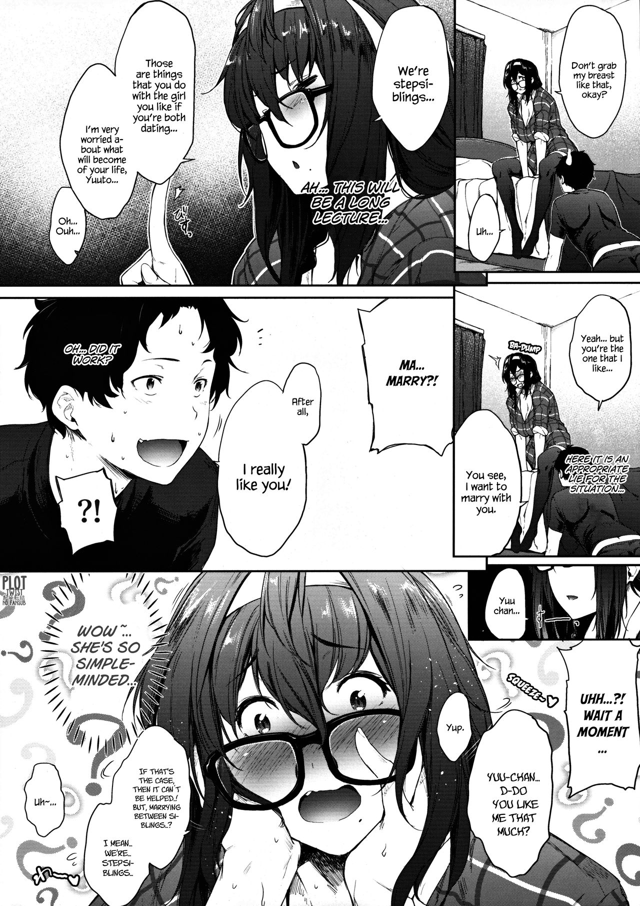 Babaa no Inu Ma ni Nee-chan to | With My Stepsister While My Mom's Not Home page 6 full