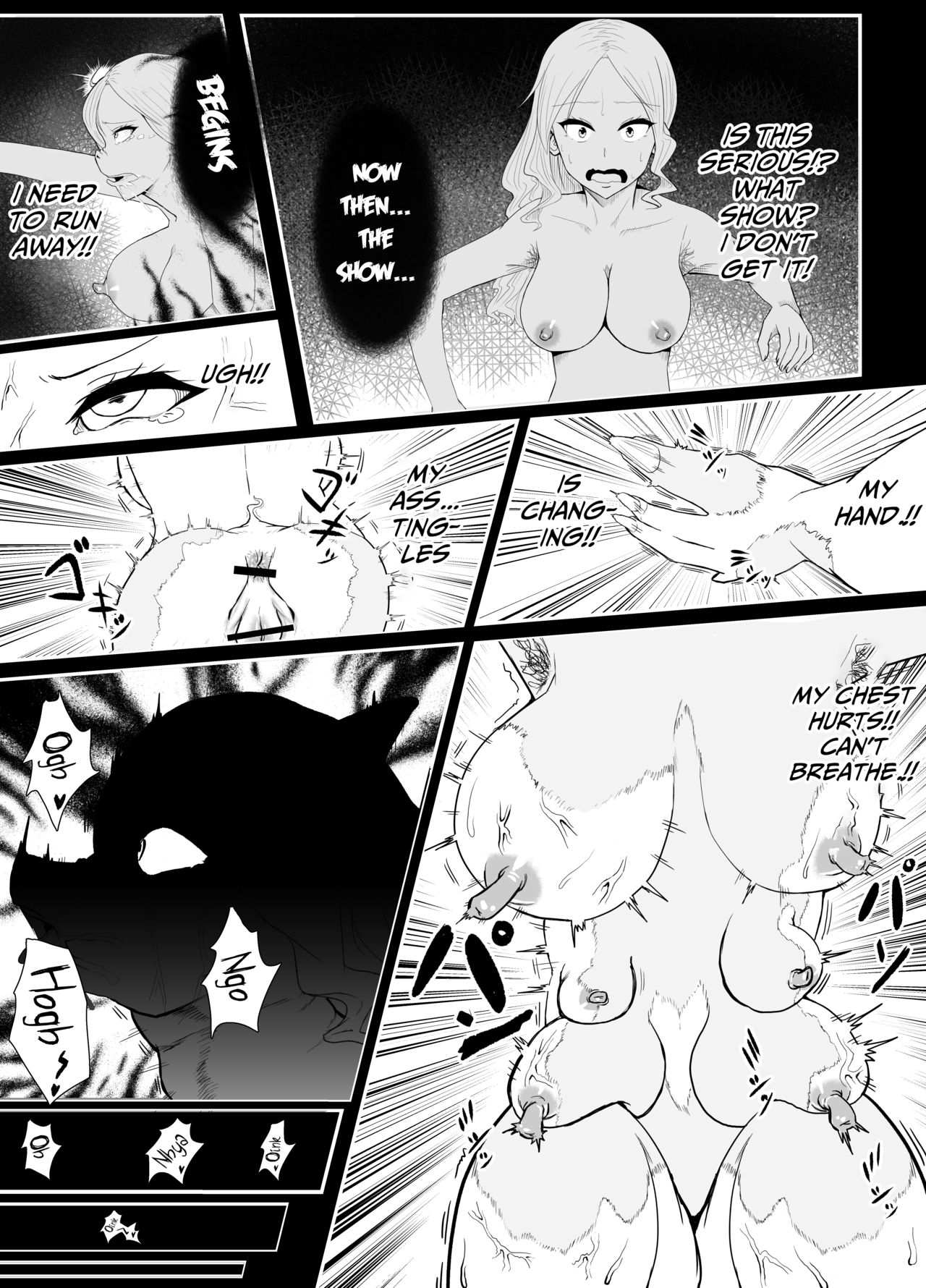 TransfurGirls Auction : 01 Kono JK ni Mondou Muyou no Chijoku o - Fujimoto Futako Hen page 8 full