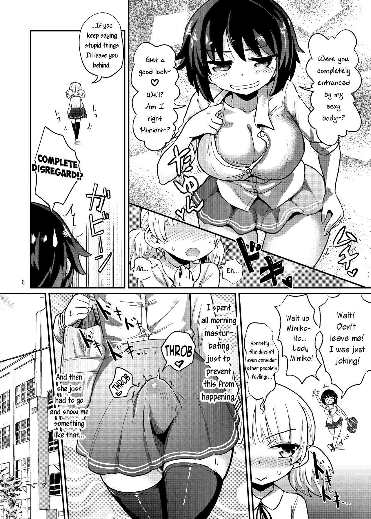 Futanari Musume wa Jibun no Chinpo ni Katenai. | The Futanari Girl Can't Win Against Her Dick. page 6 full