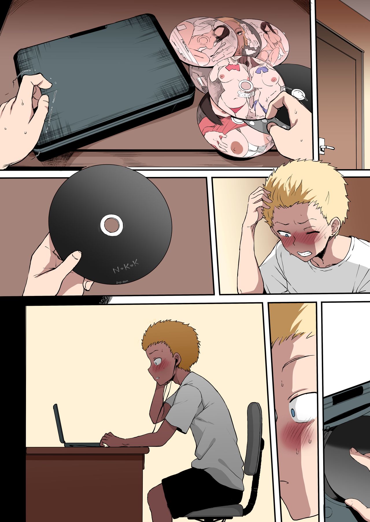 Kurojin Tenkousei ni NTRru  Kuroi DVD page 10 full