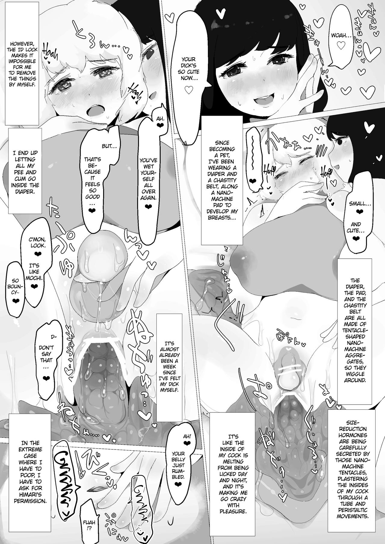 SF Jintai Kaizou Bonyuu Otokonoko Yuri Osananajimi ni Kimochiyoku Kyousei sare Aigan Doubutsu ni Kaizou sarete Ippai Aisarete Kawaigararechau Usui Hon page 10 full