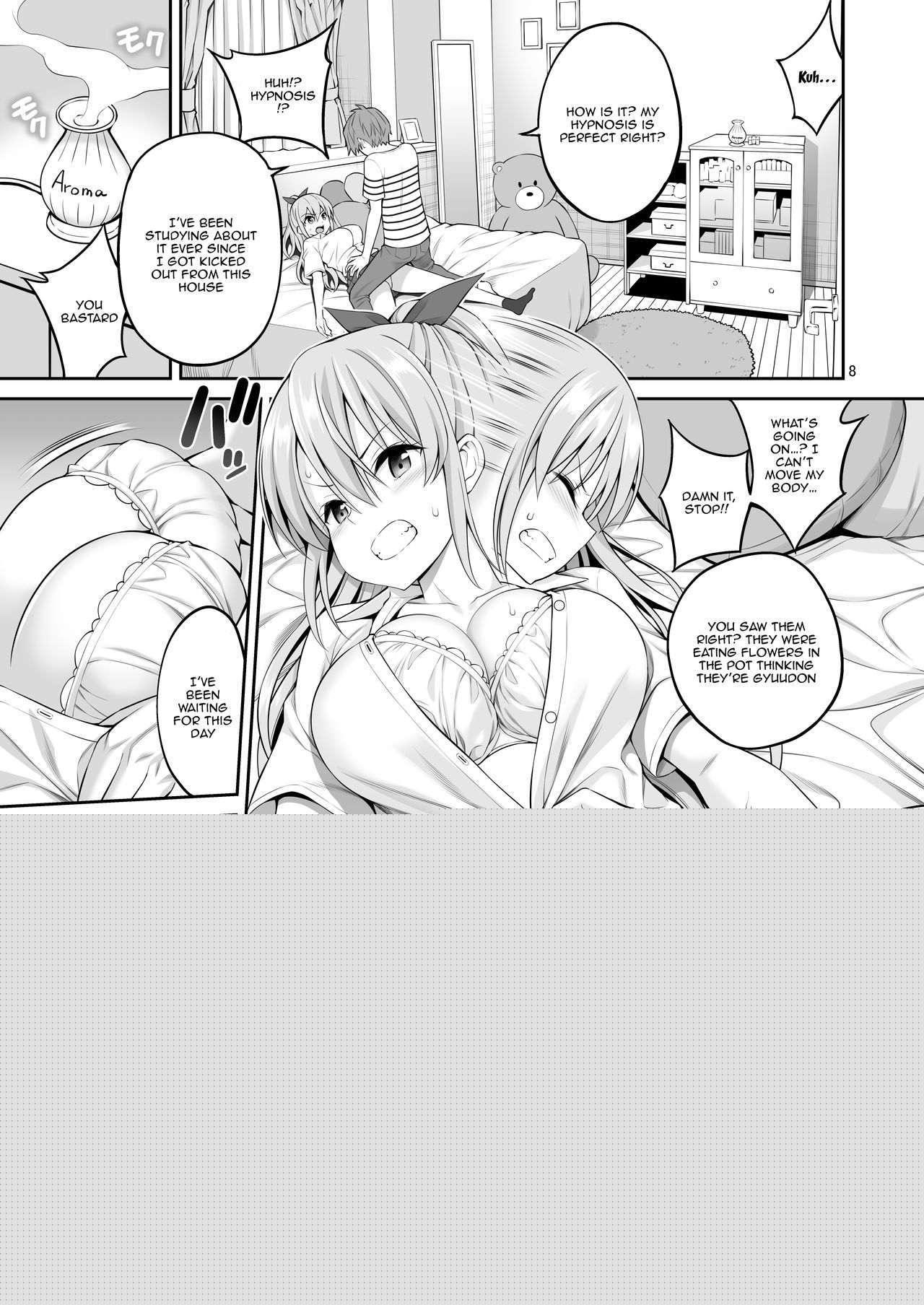 Imouto Saimin Kaihatsu "Karada ga Ugokanai!!" | Little Sister Hypno Development "I Can't Move My Body!!" page 8 full