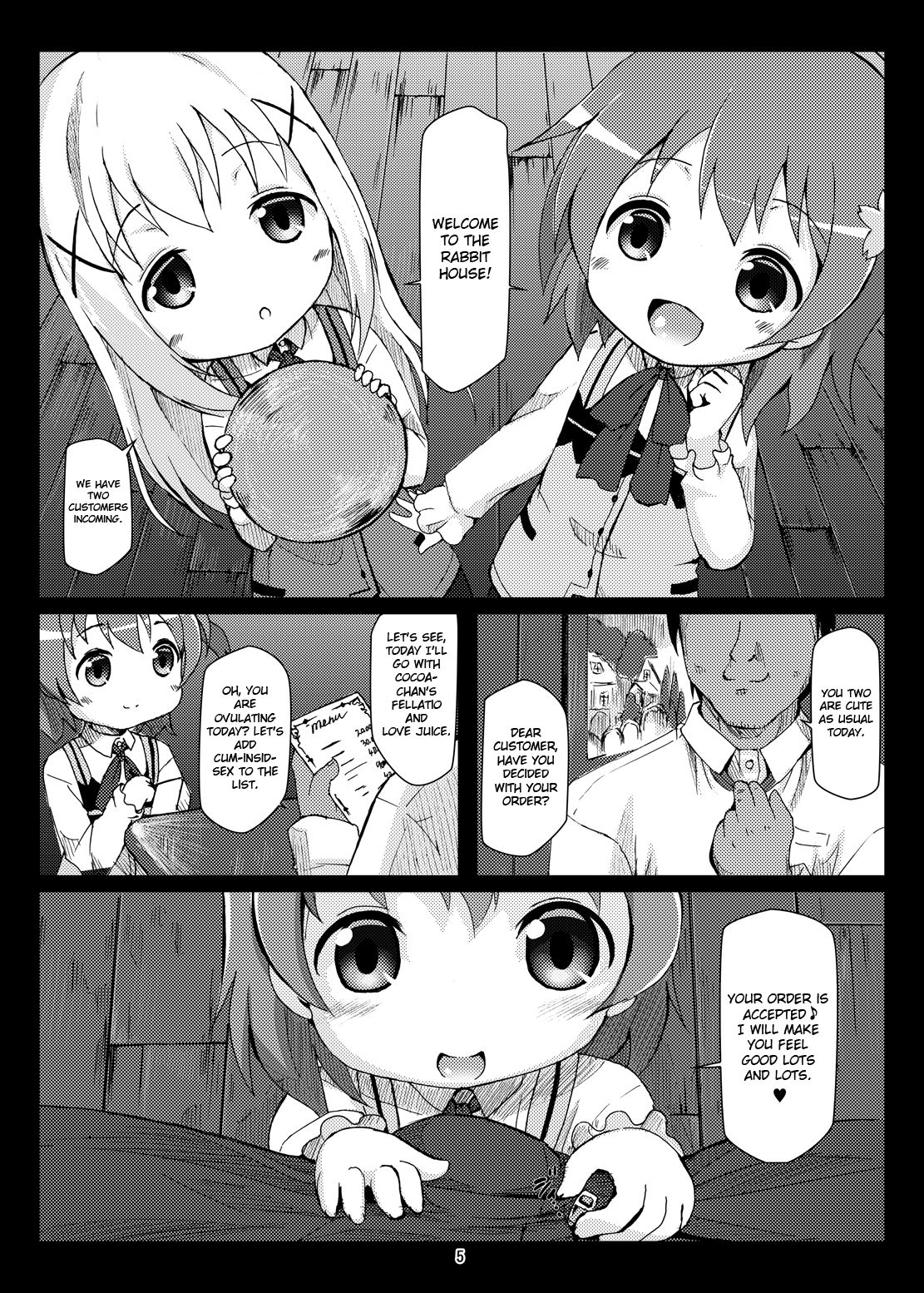 Gochuumon wa Botebara desu ka? Gochuumon wa Futanari desu ka? page 4 full