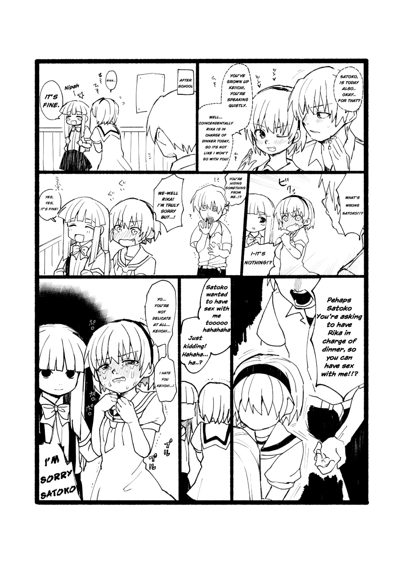 Satoko to Sex suru Hon | Sex with Satoko Book. page 10 full