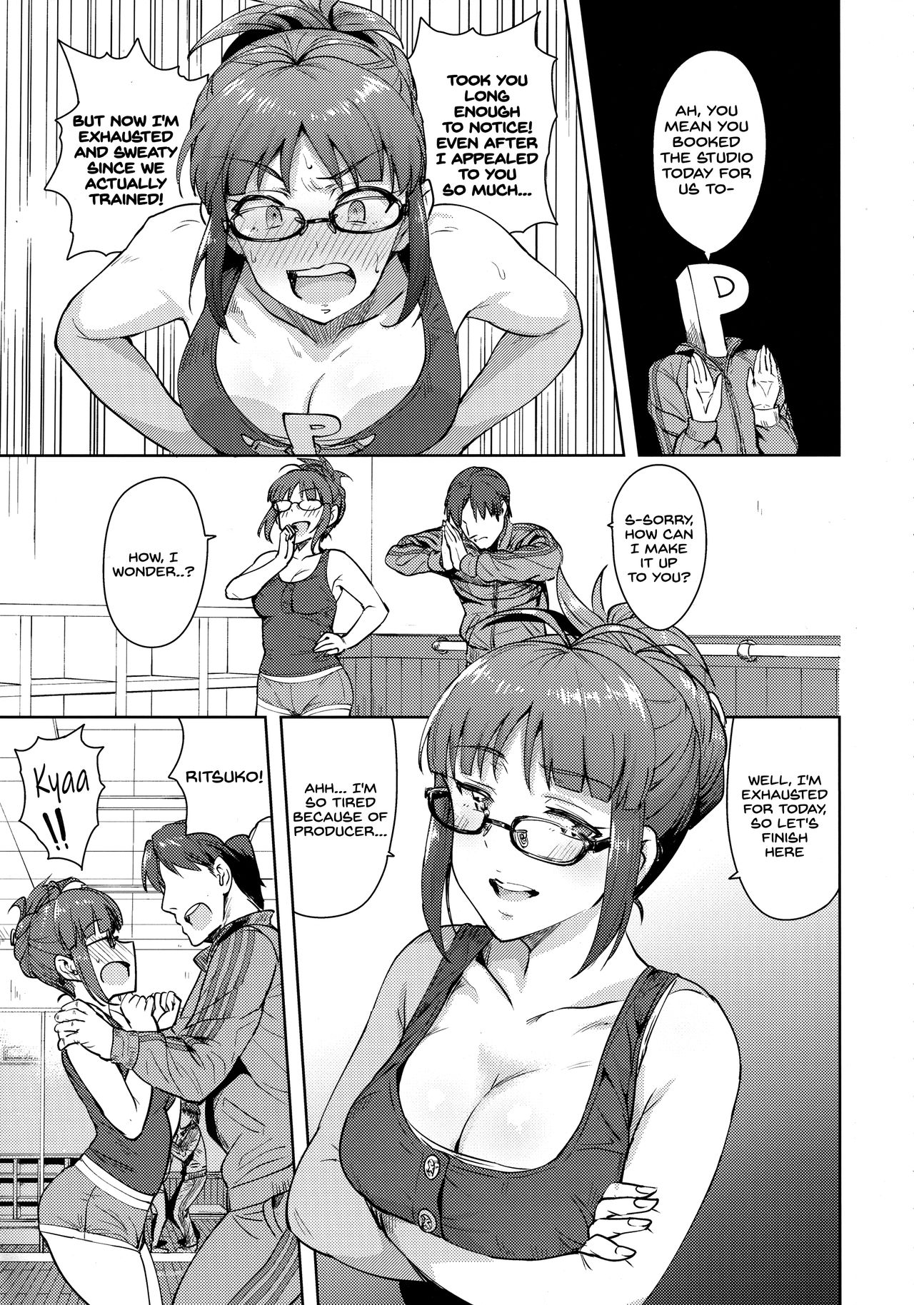 Ritsuko to Stretch! page 4 full